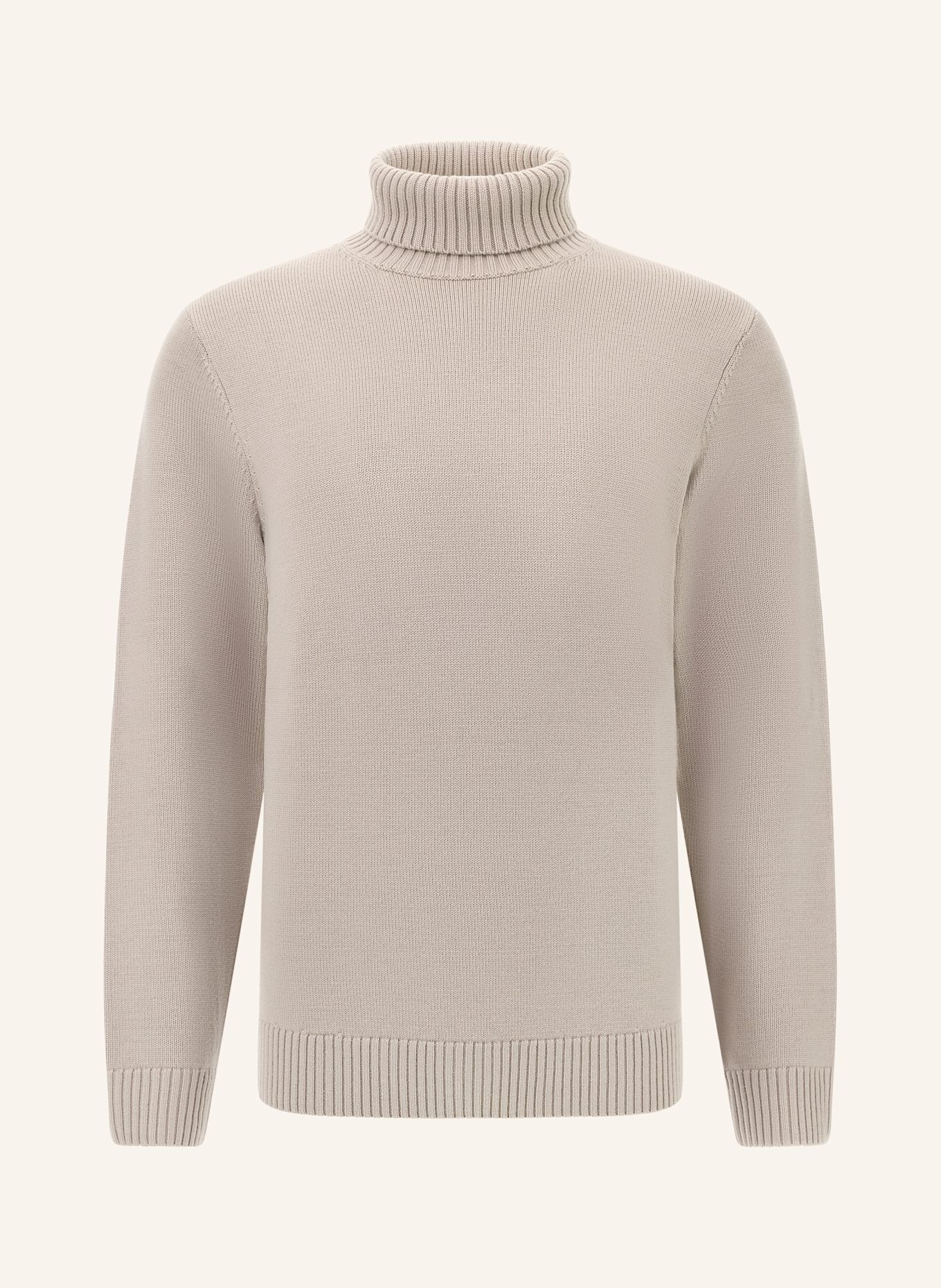 BOGGI MILANO Rollkragenpullover: BRAUN