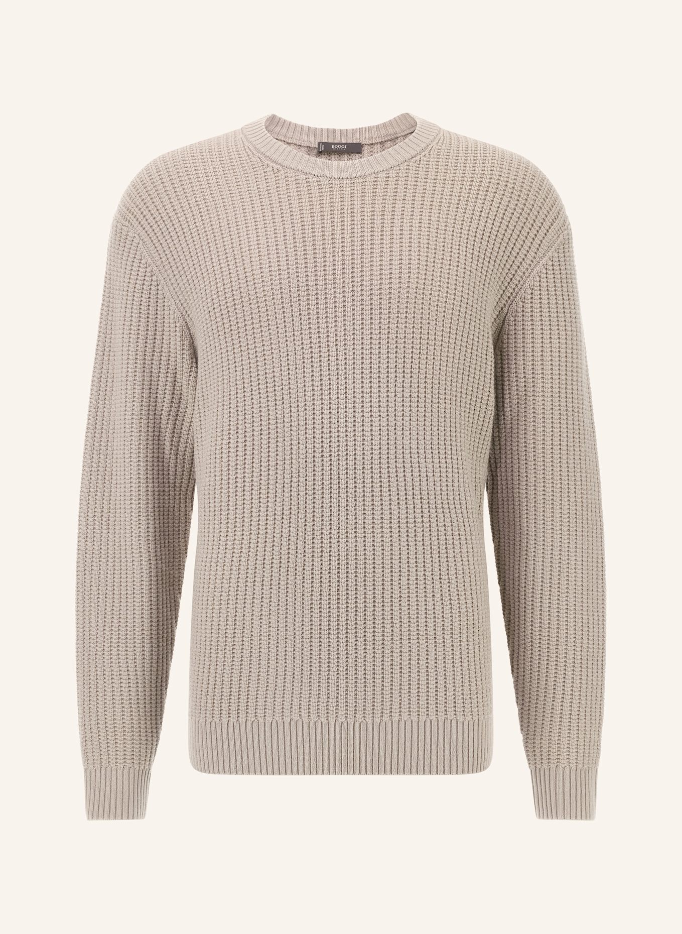 BOGGI MILANO Pullover: BRAUN
