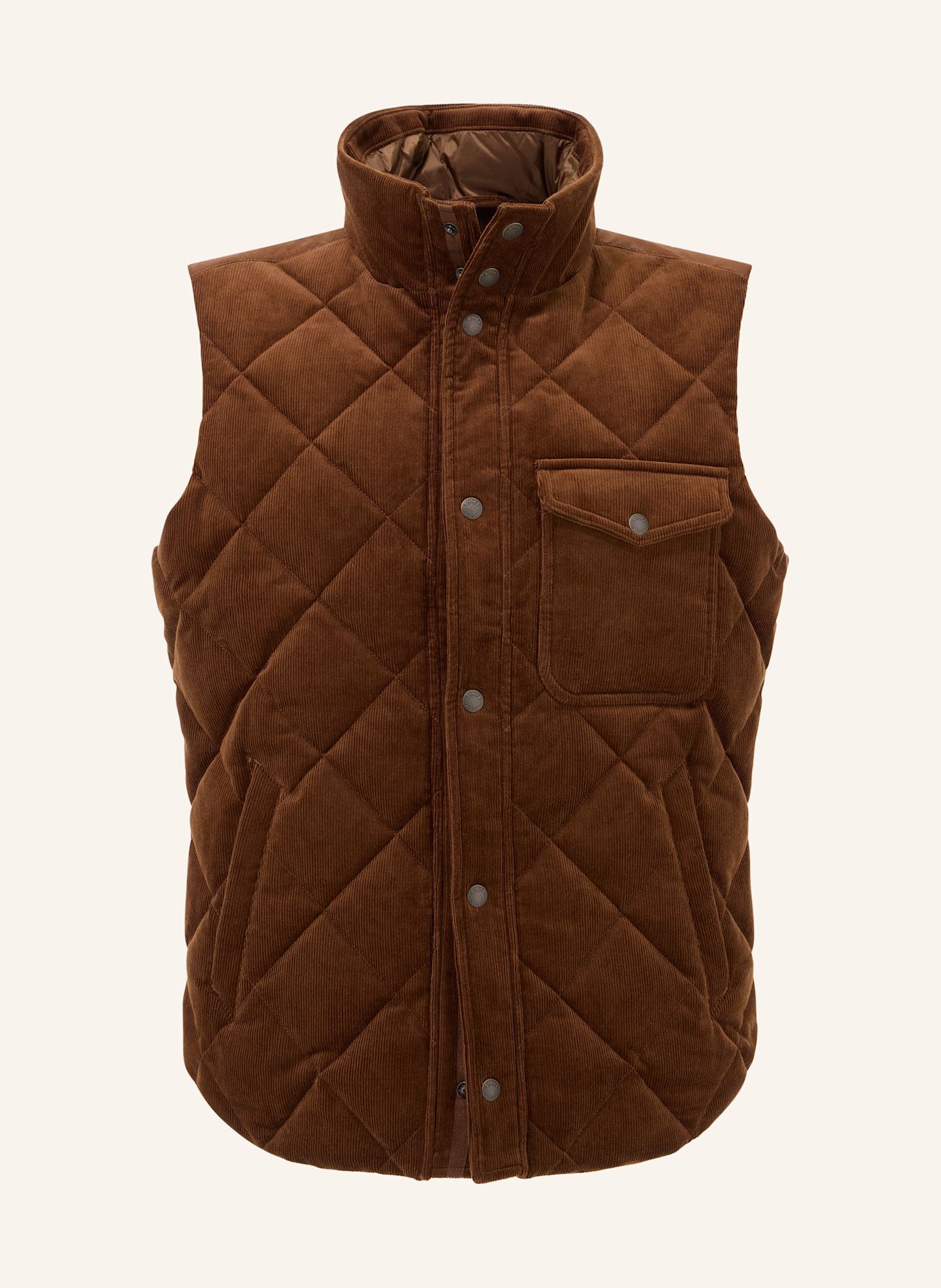 BOGGI MILANO Daunenweste: BRAUN