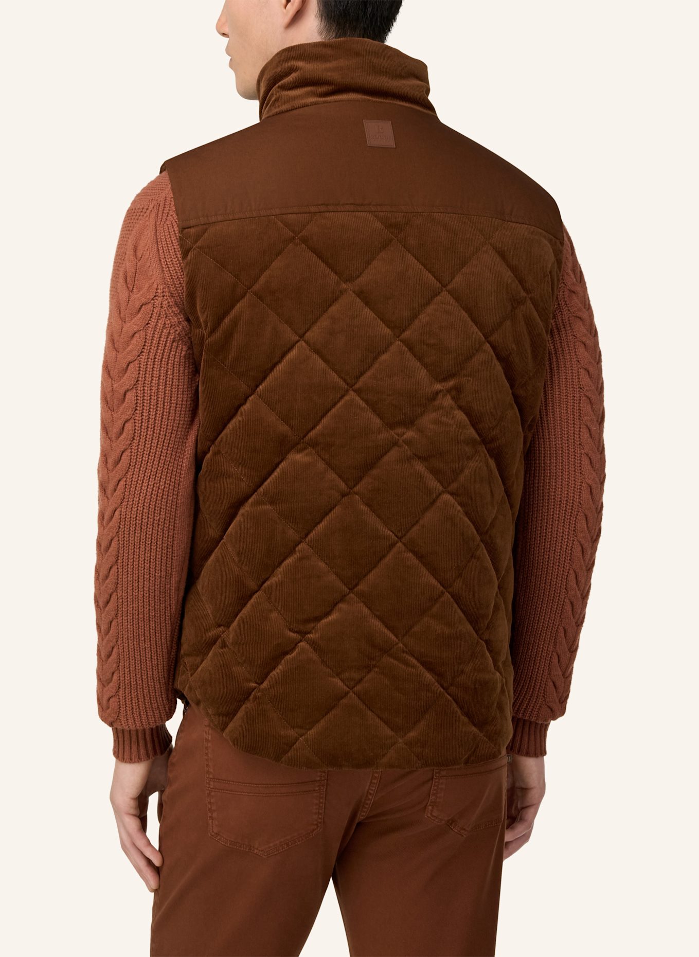 BOGGI MILANO Daunenweste: BRAUN