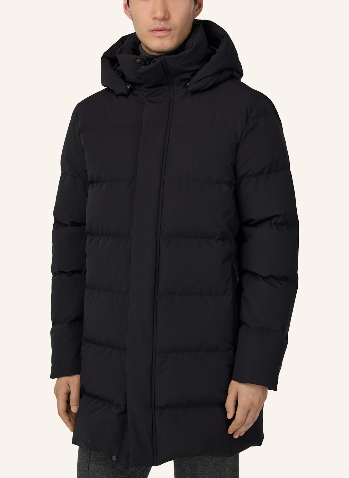 BOGGI MILANO Daunenmantel: SCHWARZ