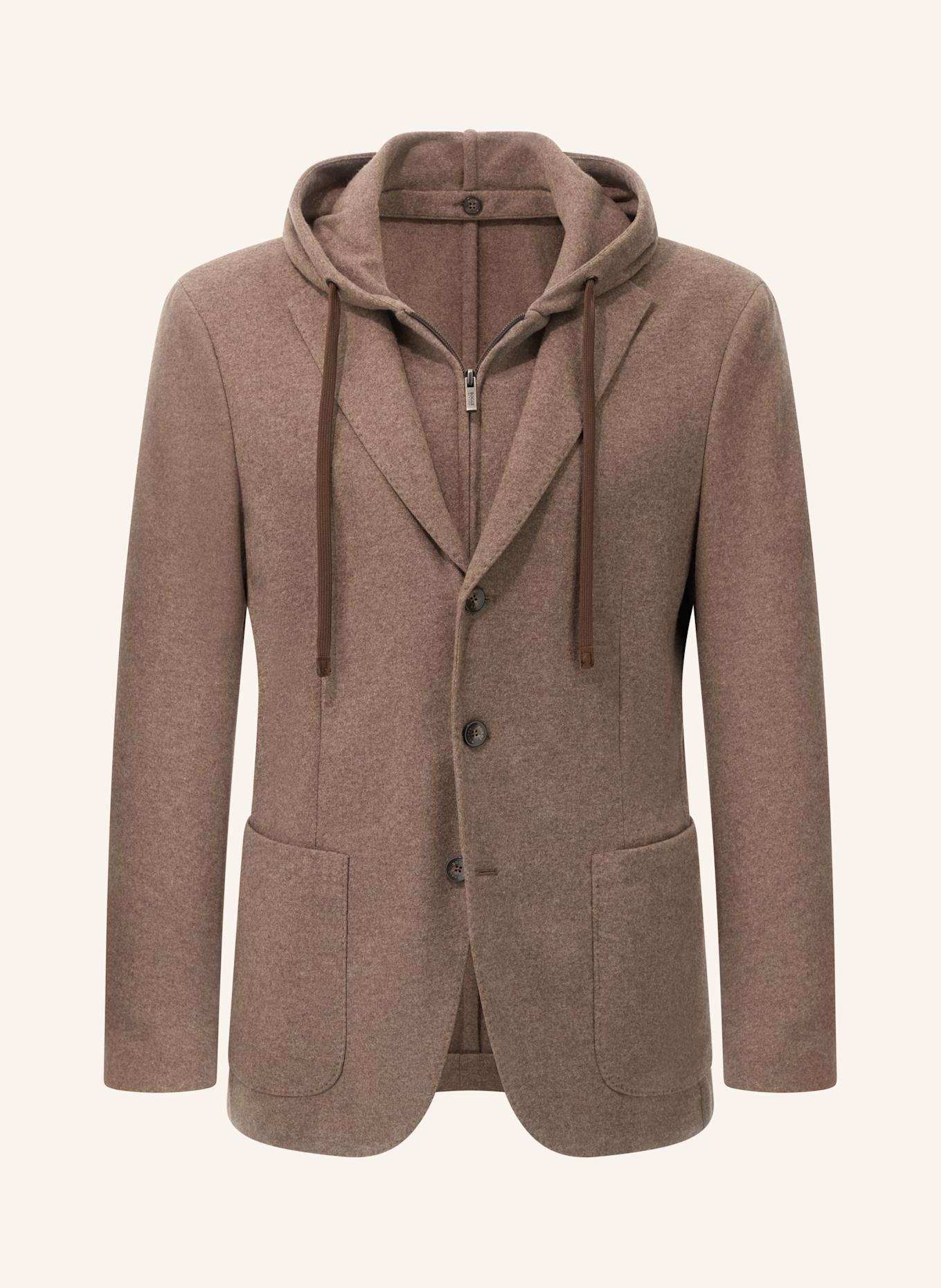 BOGGI MILANO Sweat-Sakko: BRAUN