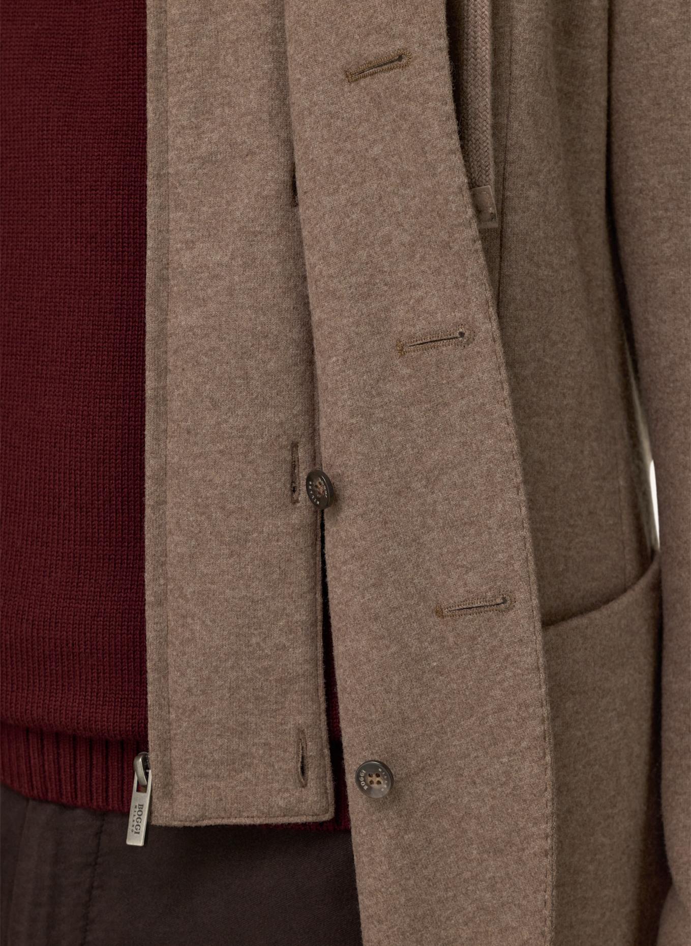 BOGGI MILANO Sweat-Sakko: BRAUN