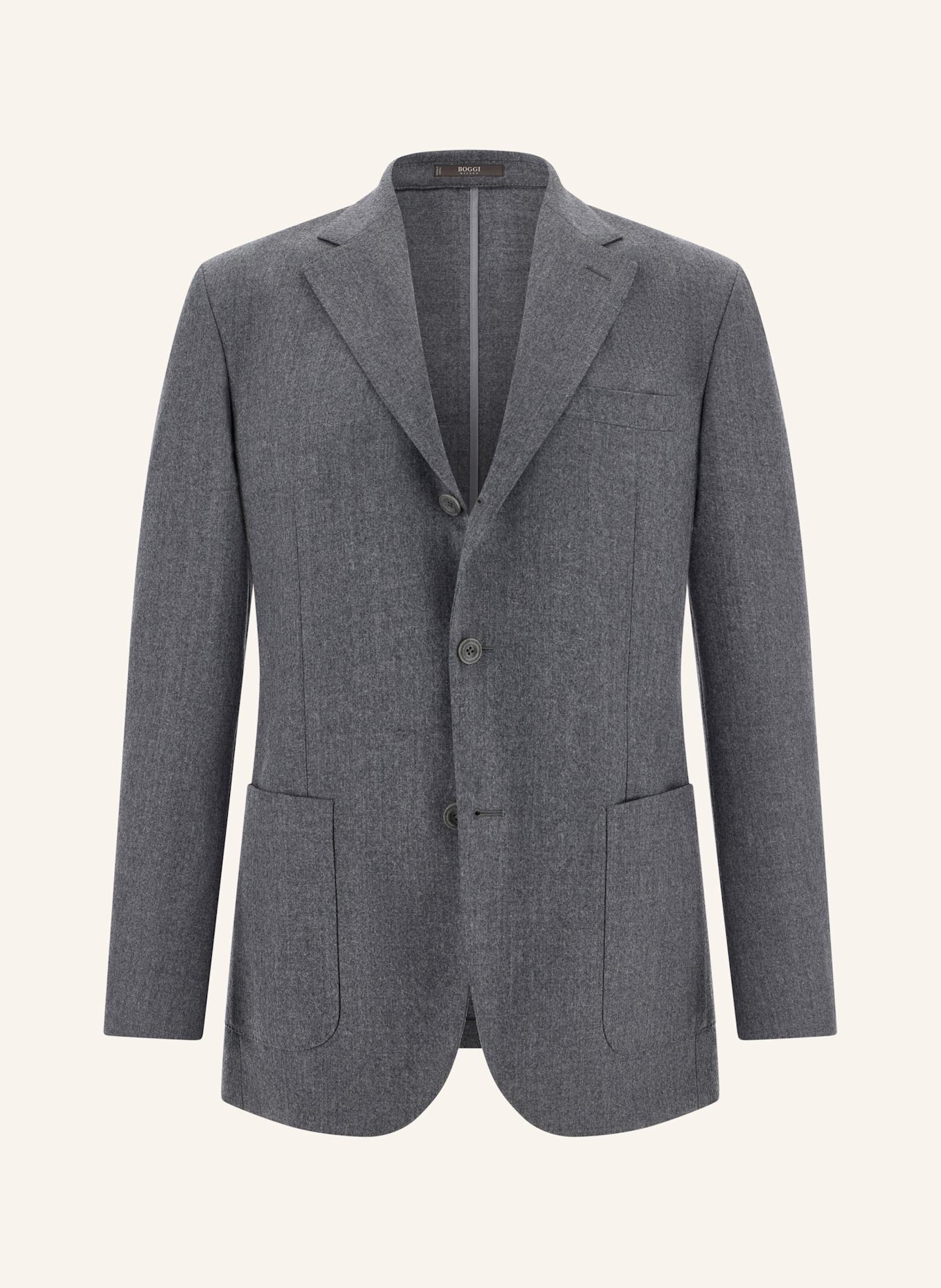 BOGGI MILANO Sakko Regular Fit: GRAU