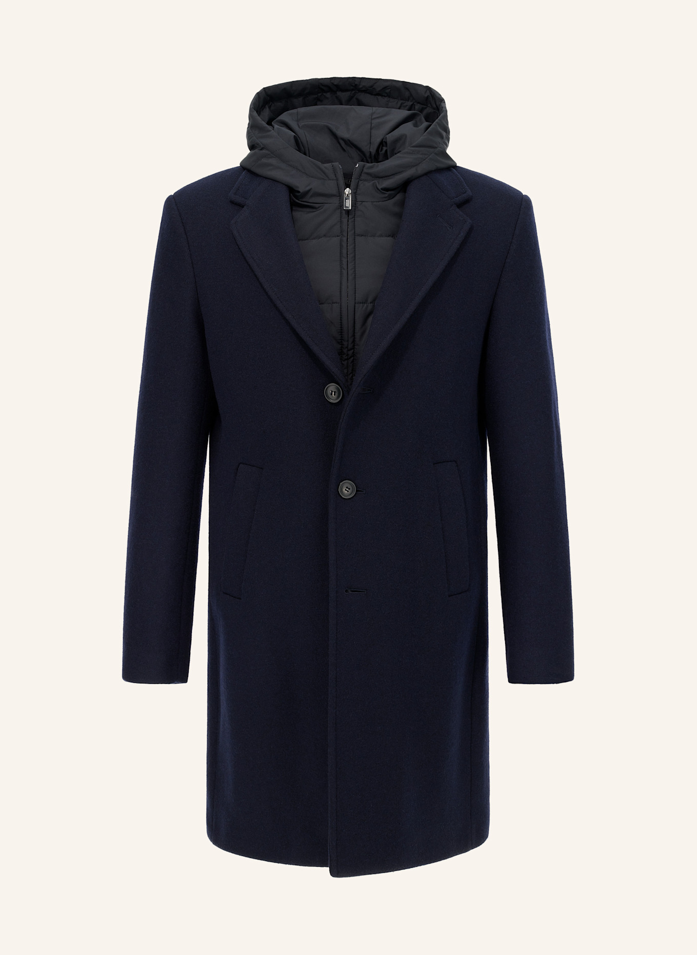 BOGGI MILANO Mantel: DUNKELBLAU