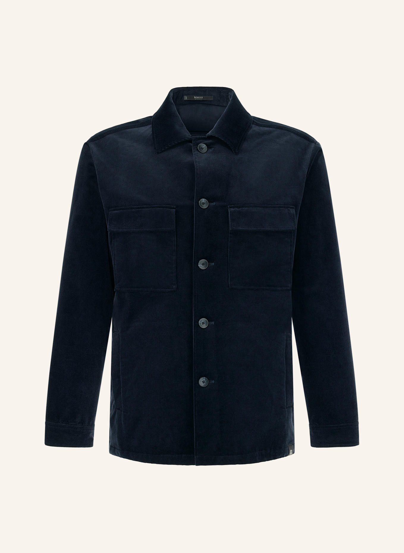 BOGGI MILANO Overjacket: DUNKELBLAU