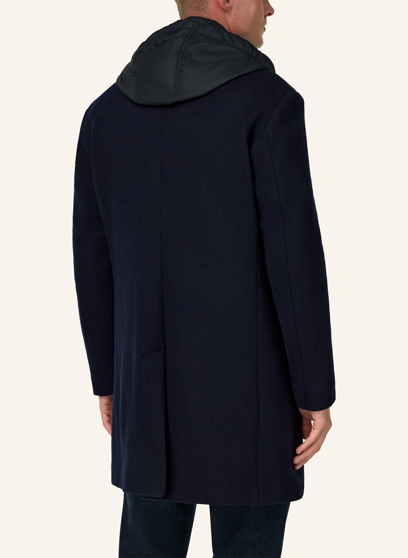 BOGGI MILANO Mantel: DUNKELBLAU