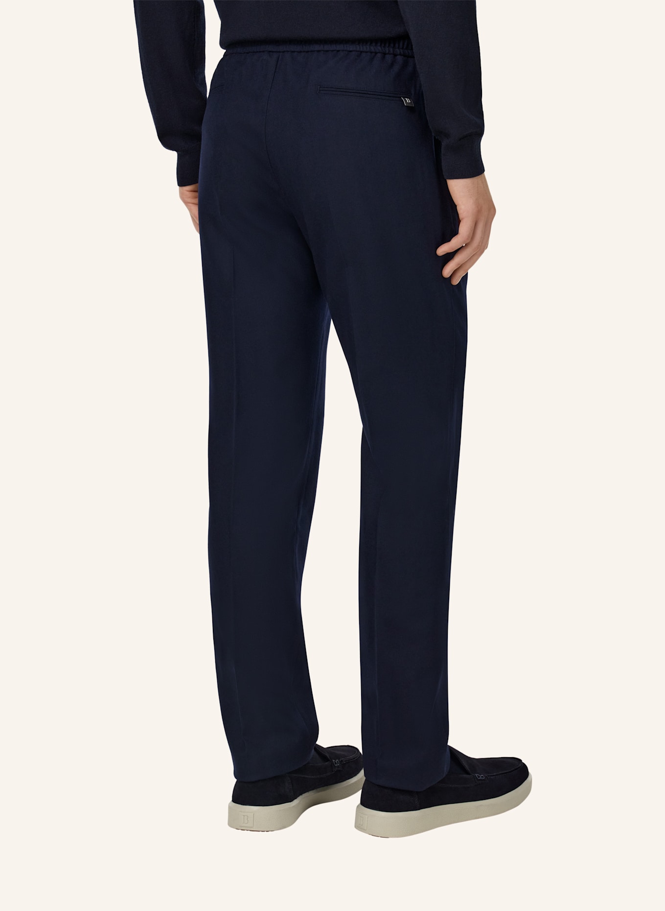 BOGGI MILANO Hose im Jogging-Stil: BLAU