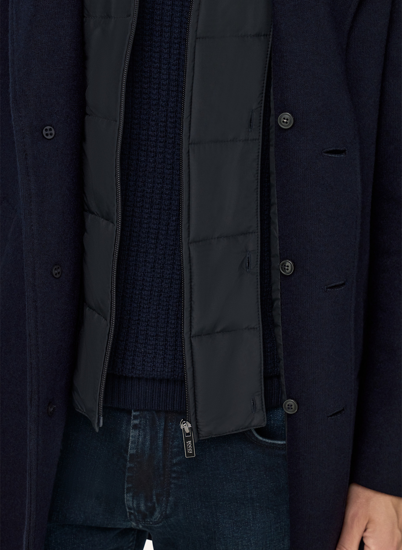 BOGGI MILANO Mantel: DUNKELBLAU