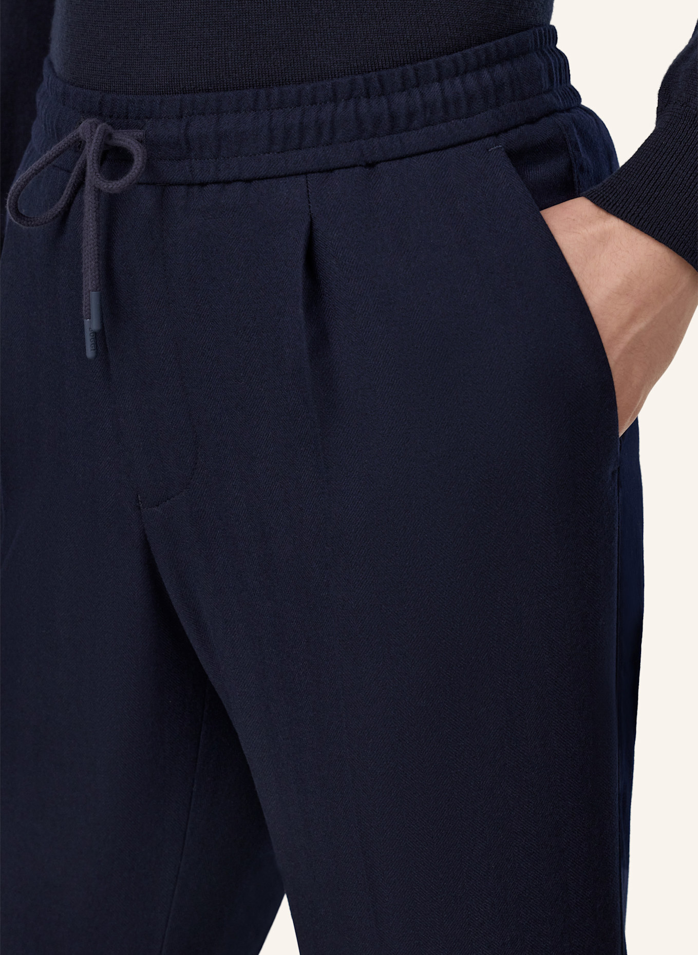 BOGGI MILANO Hose im Jogging-Stil: BLAU
