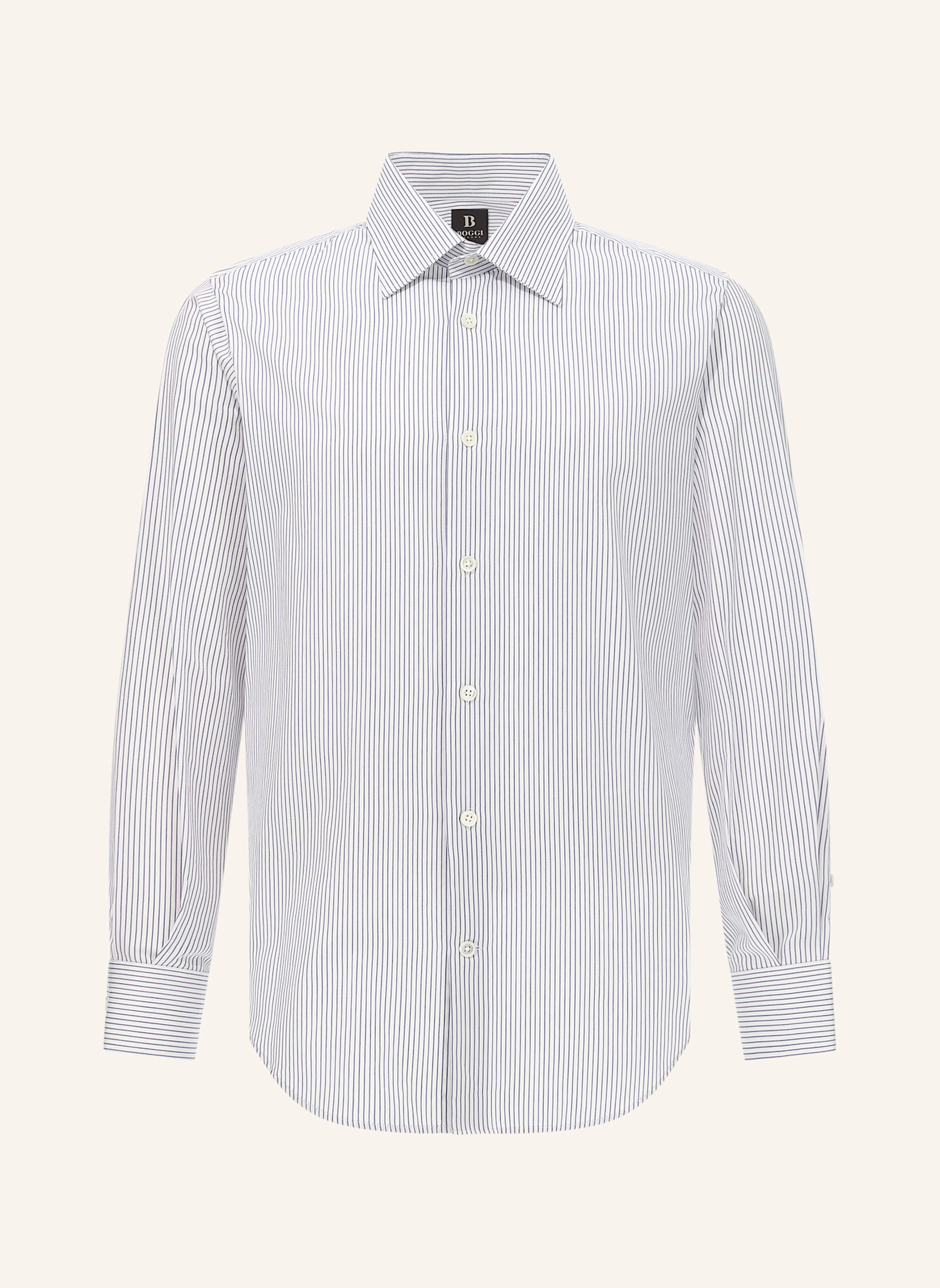 BOGGI MILANO Hemd Regular Fit: BLAU