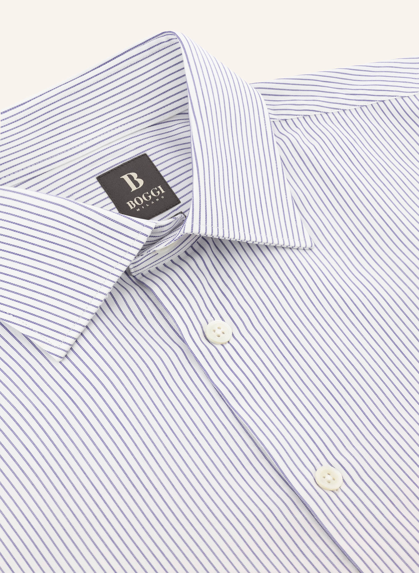 BOGGI MILANO Hemd Regular Fit: BLAU