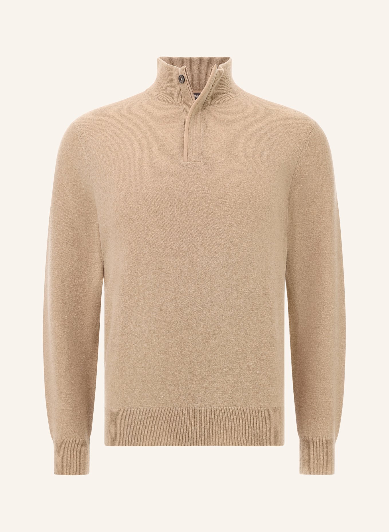BOGGI MILANO Rollkragenpullover aus Cashmere: BEIGE