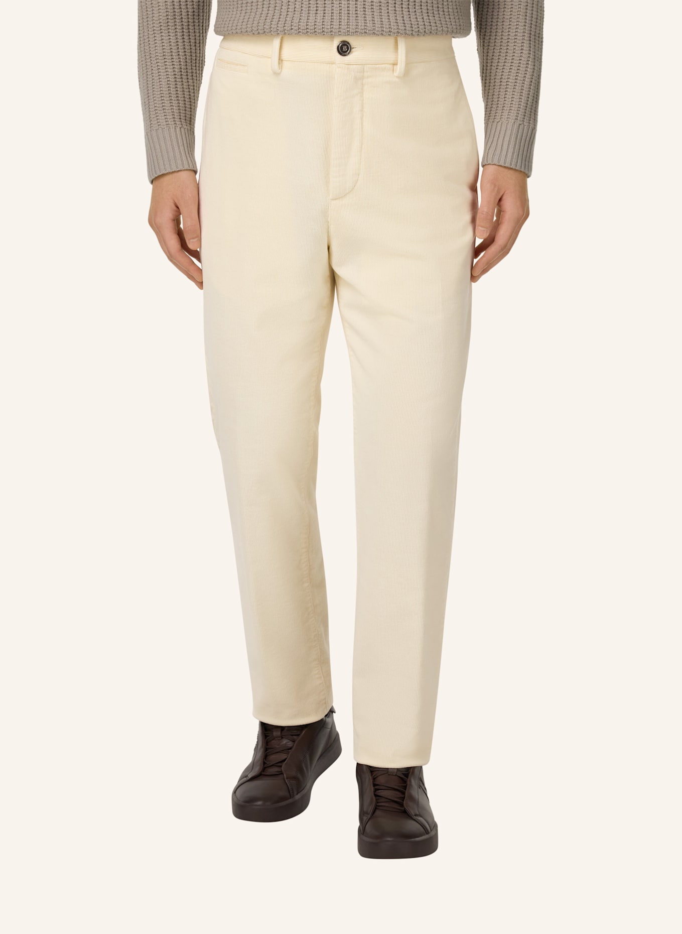 BOGGI MILANO Cordhose: CREME