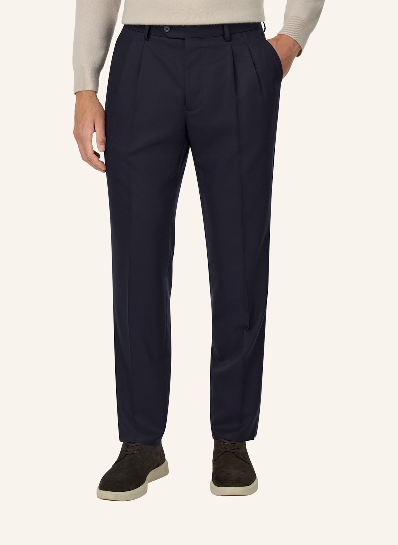 BOGGI MILANO Hose: BLAU