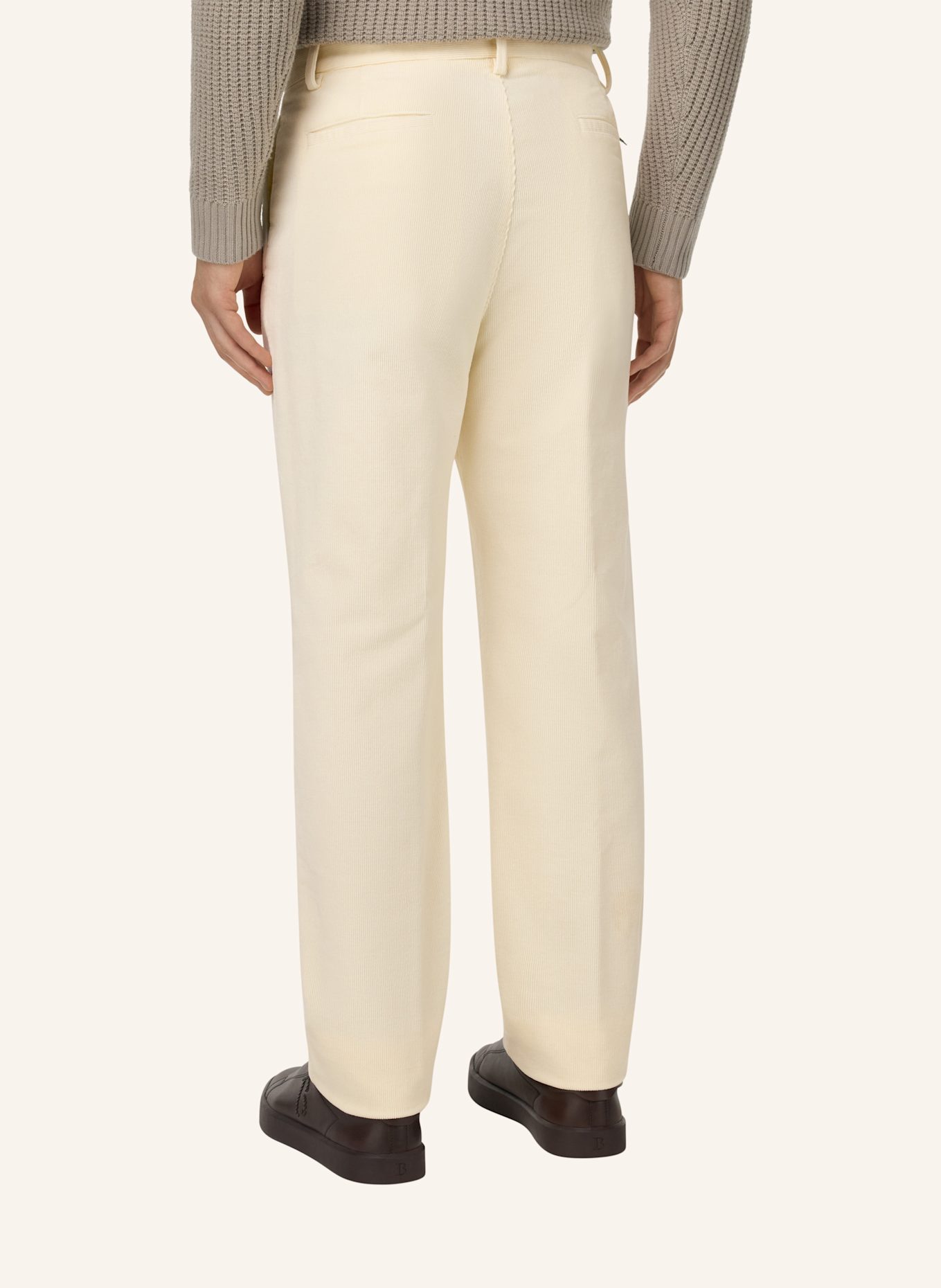 BOGGI MILANO Cordhose: CREME