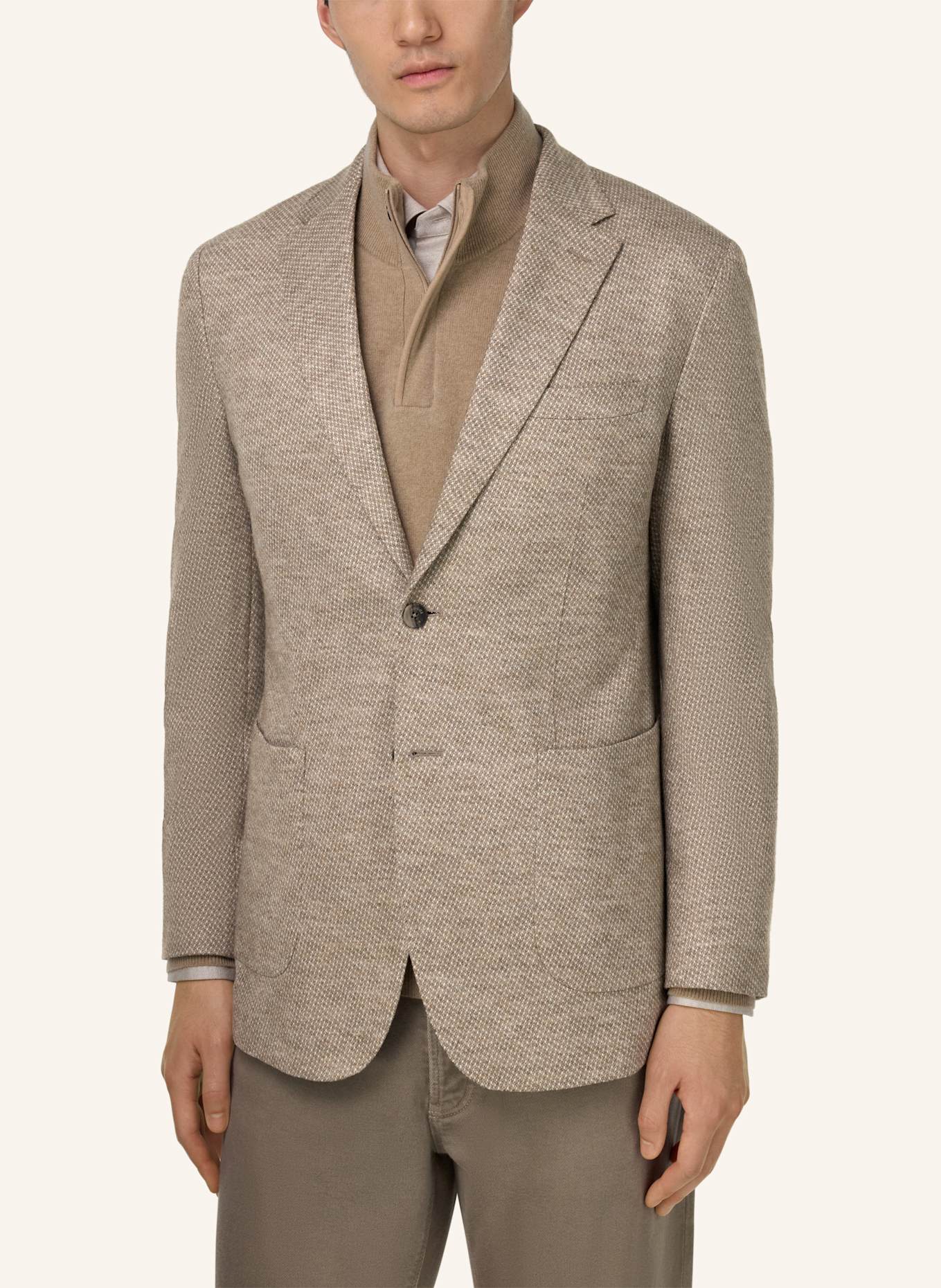 BOGGI MILANO Sakko Regular Fit: TAUPE