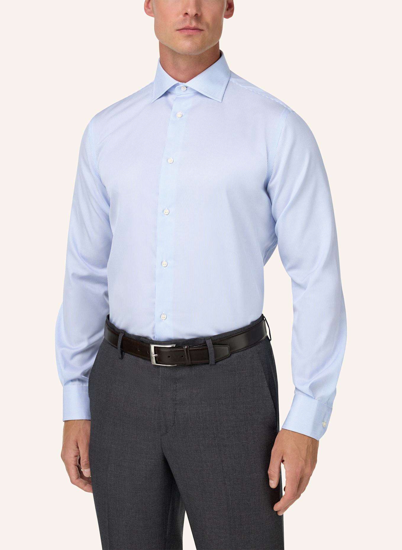 BOGGI MILANO Hemd Regular Fit: HELLBLAU