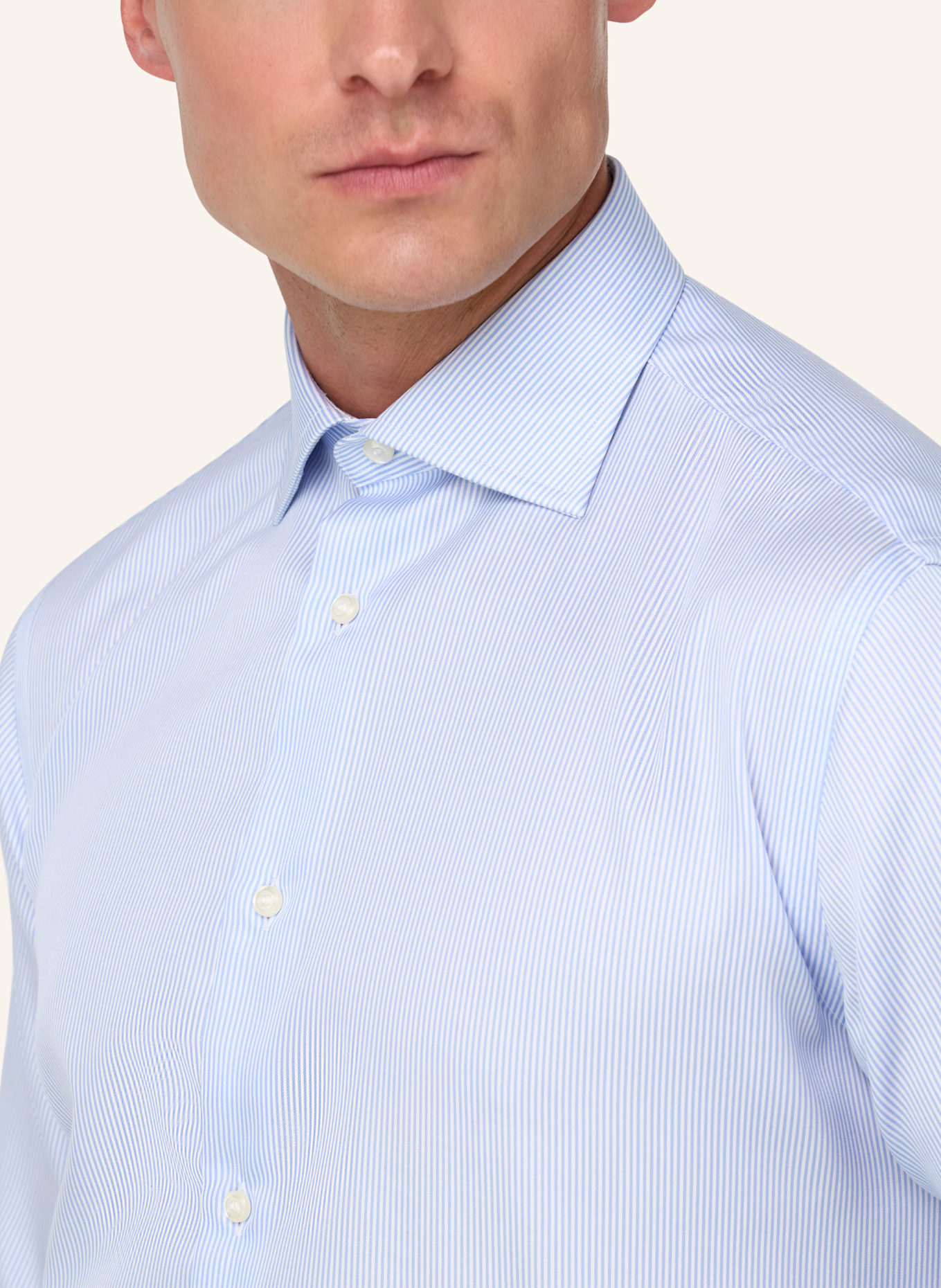 BOGGI MILANO Hemd Regular Fit: HELLBLAU