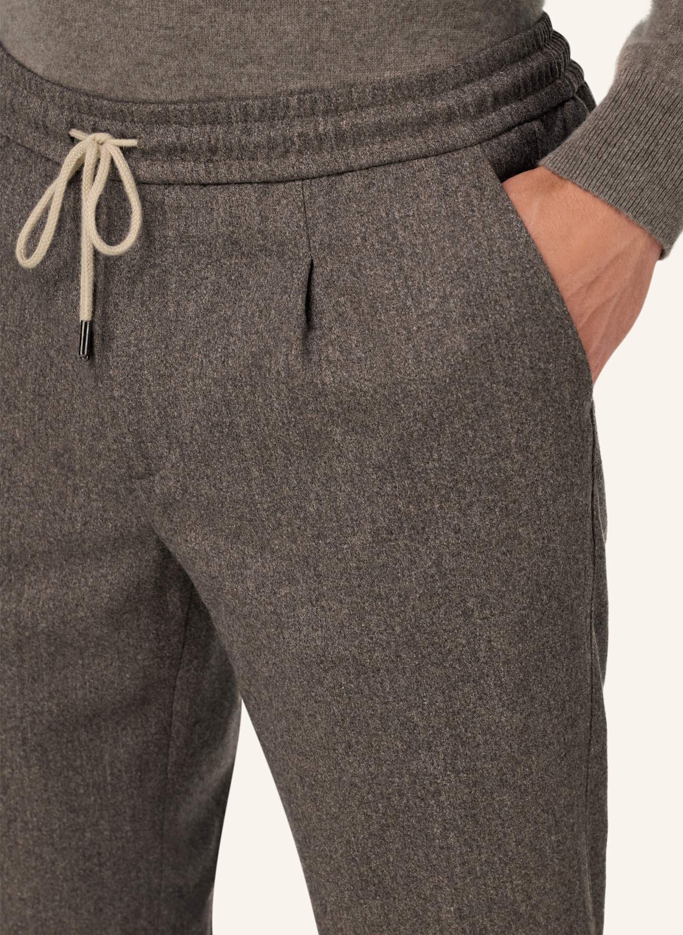 BOGGI MILANO Cordhose: GRAU