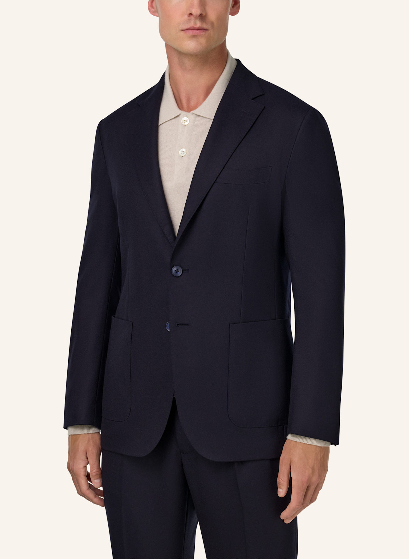 BOGGI MILANO Sakko Regular Fit: DUNKELBLAU