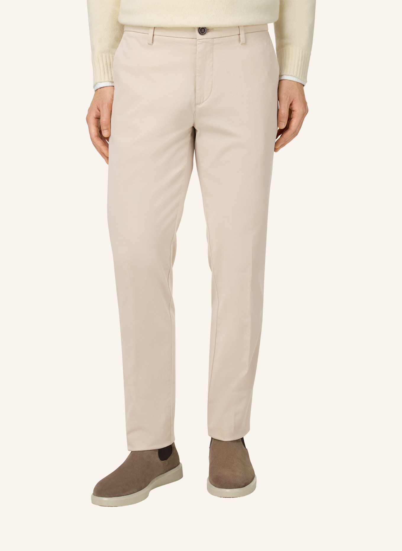 BOGGI MILANO Cordhose: BRAUN