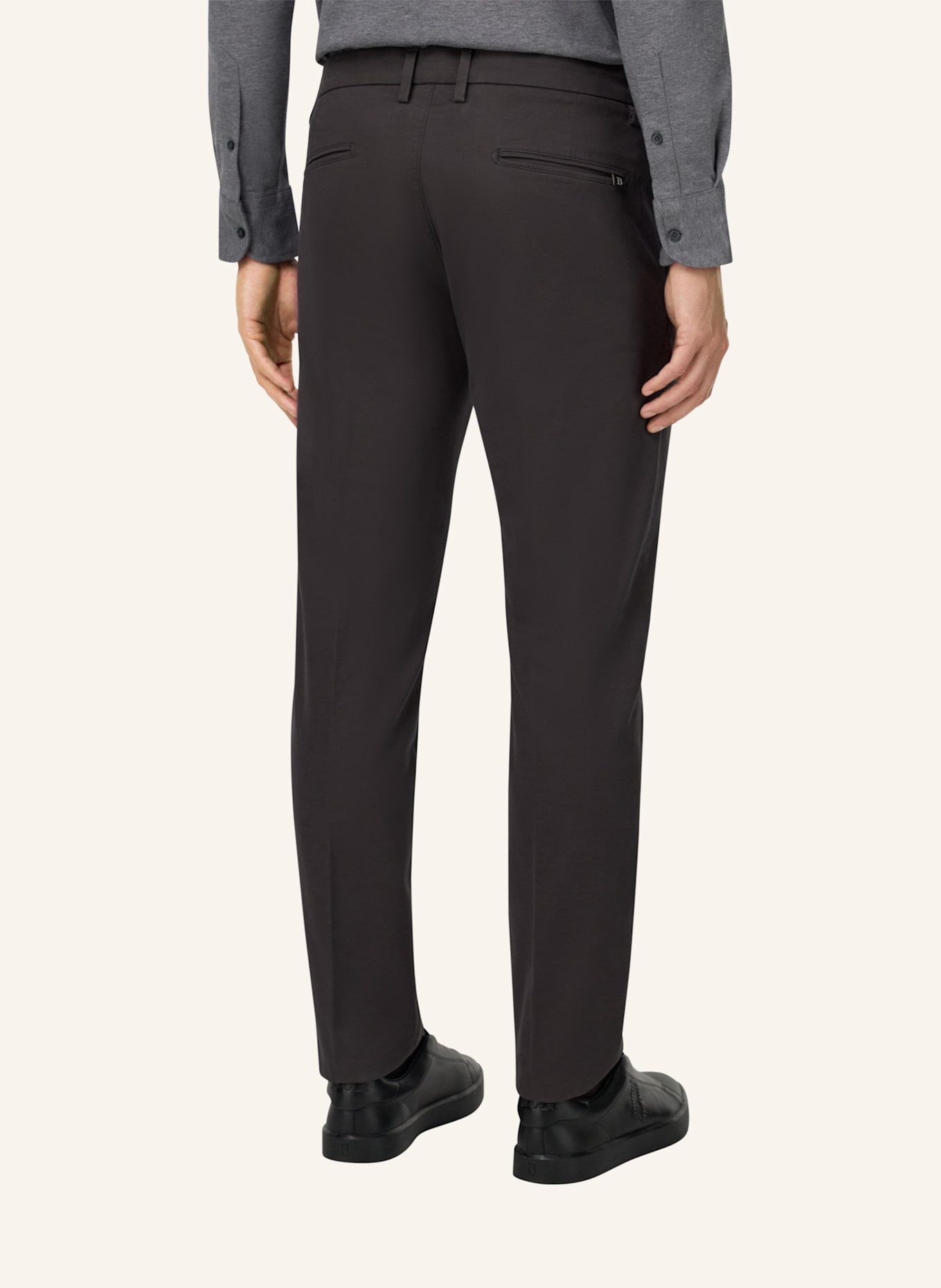 BOGGI MILANO Cordhose: GRAU