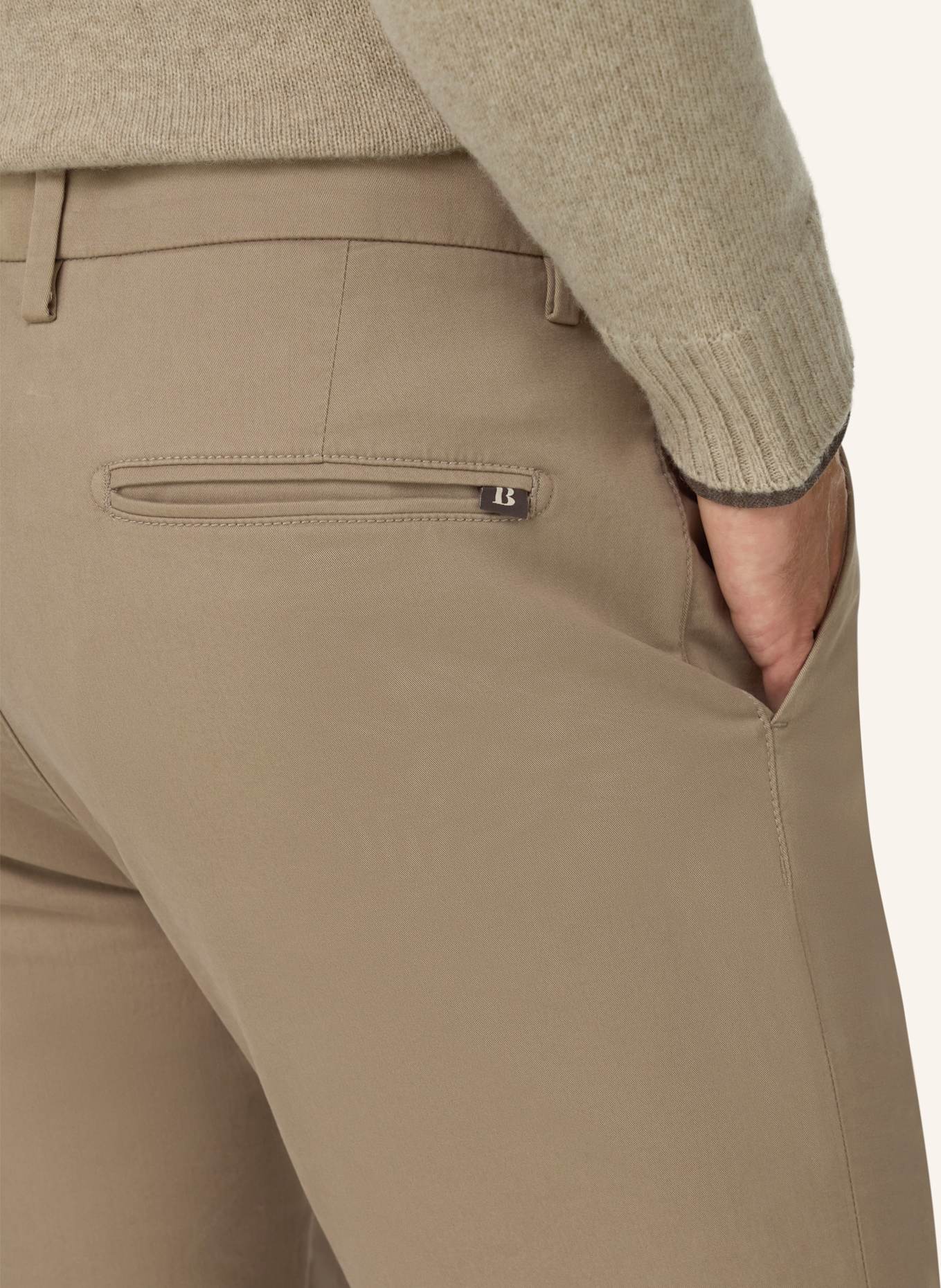BOGGI MILANO Cordhose: GRAU