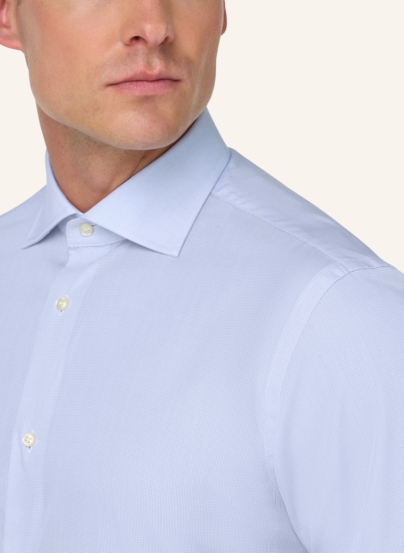 BOGGI MILANO Hemd Regular Fit: HELLBLAU