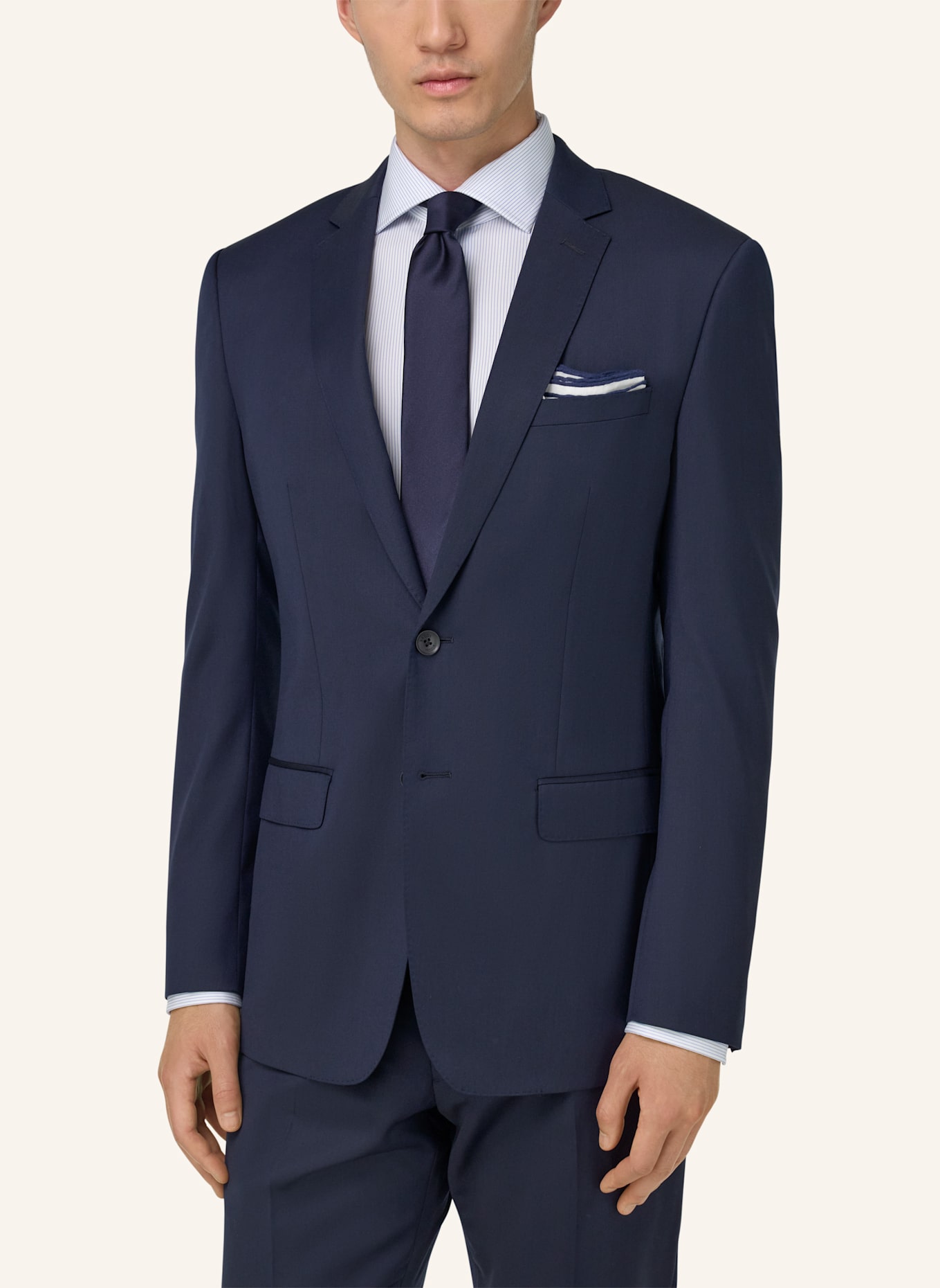 BOGGI MILANO Anzug Regular Fit: BLAU