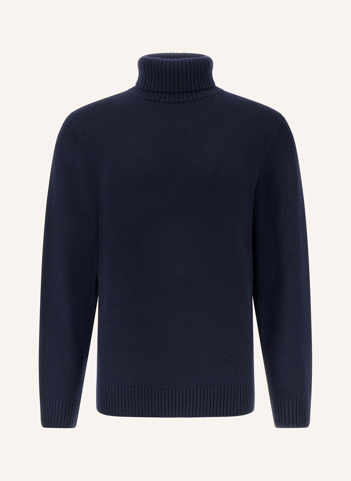 BOGGI MILANO Rollkragenpullover: BLAU