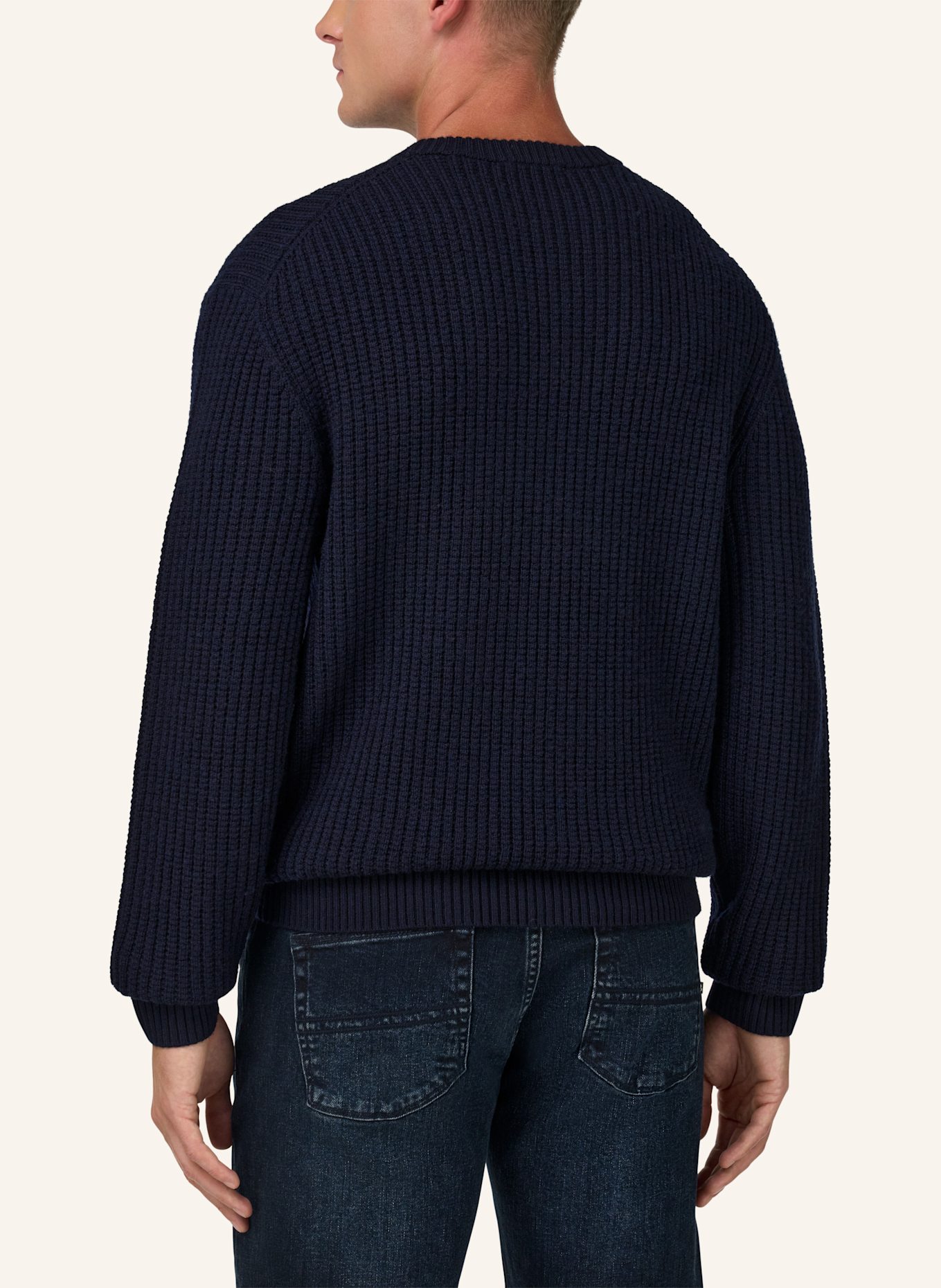 BOGGI MILANO Pullover: BLAU