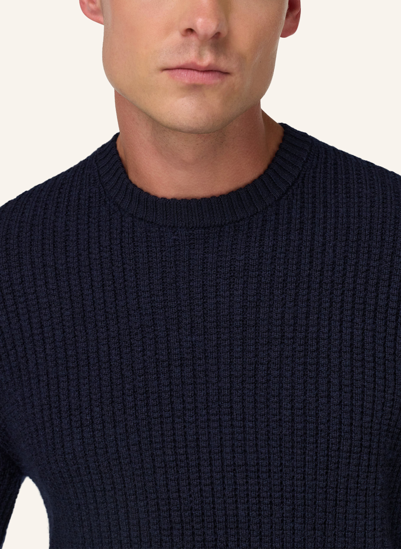 BOGGI MILANO Pullover: BLAU