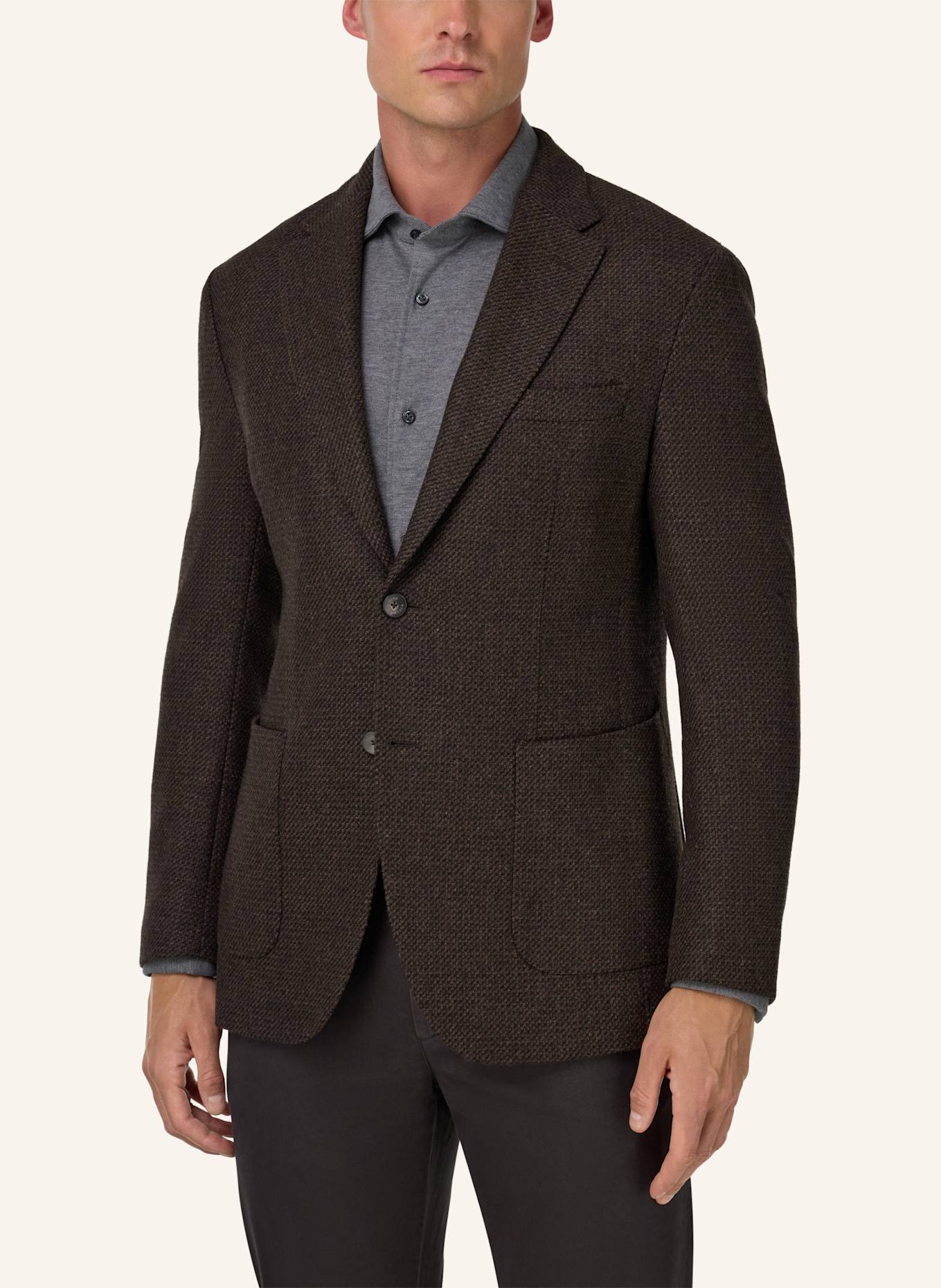 BOGGI MILANO Sakko Regular Fit: BRAUN