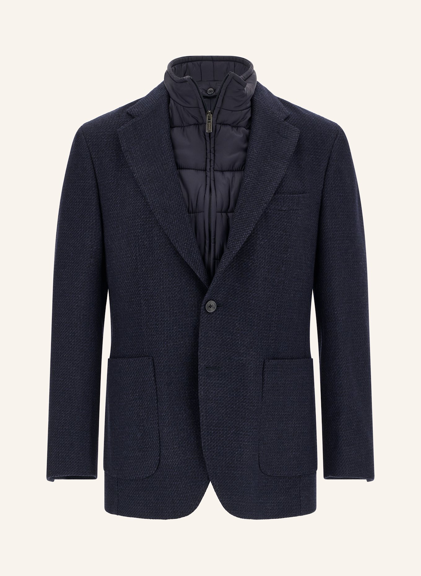 BOGGI MILANO Sweat-Sakko: DUNKELBLAU