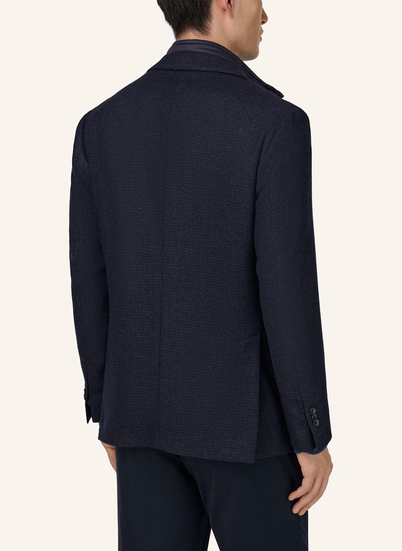 BOGGI MILANO Sweat-Sakko: DUNKELBLAU