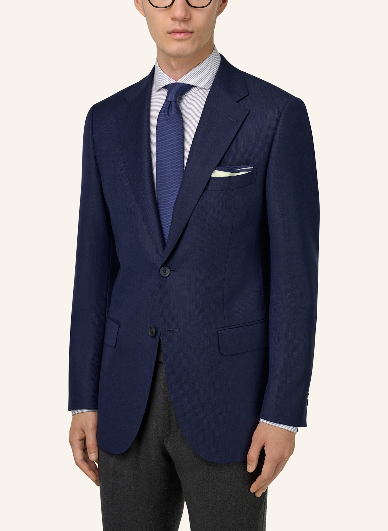 BOGGI MILANO Sakko Regular Fit: DUNKELBLAU