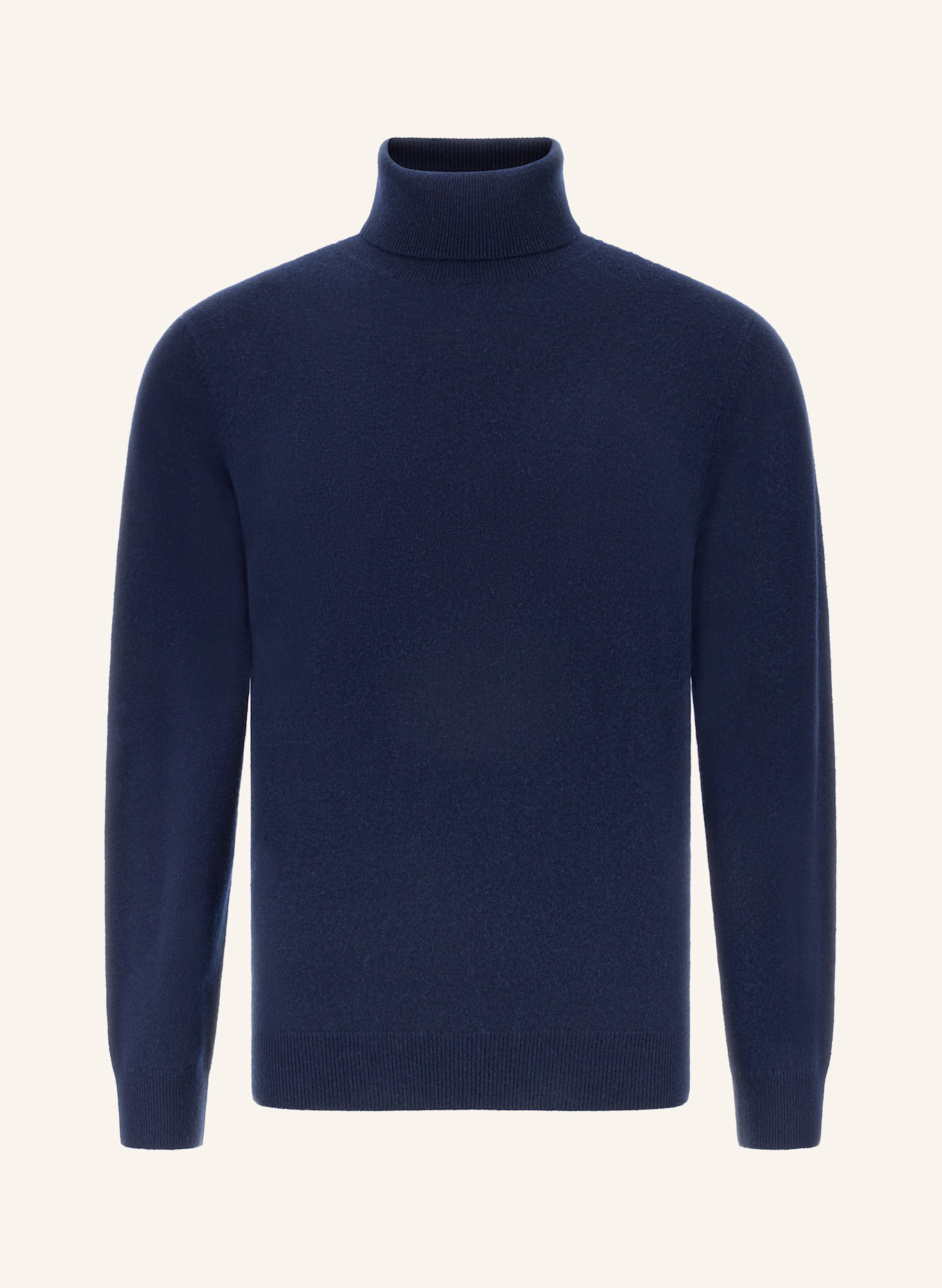 BOGGI MILANO Rollkragenpullover aus Cashmere: BLAU