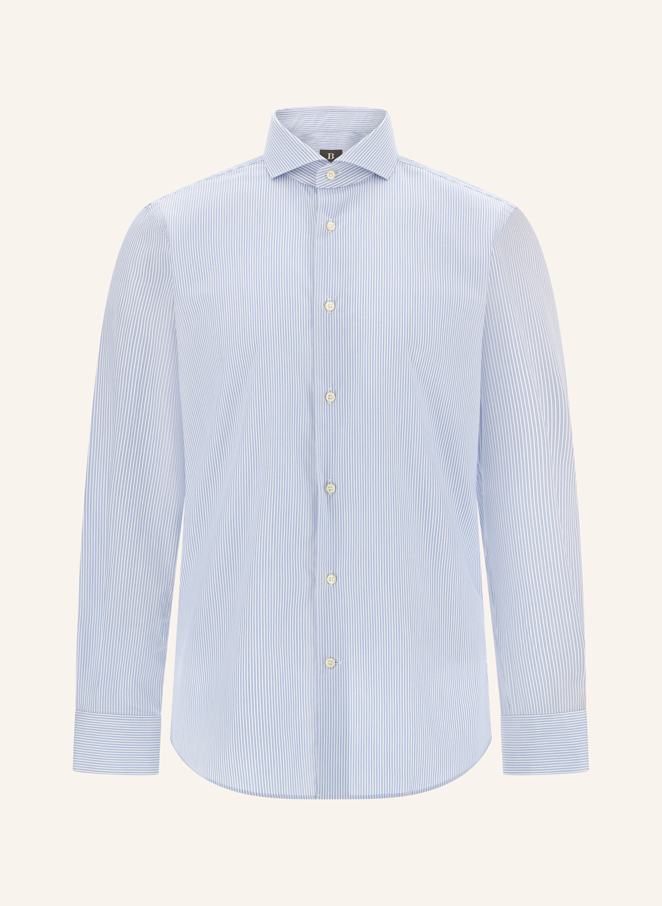 BOGGI MILANO Hemd Regular Fit: HELLBLAU