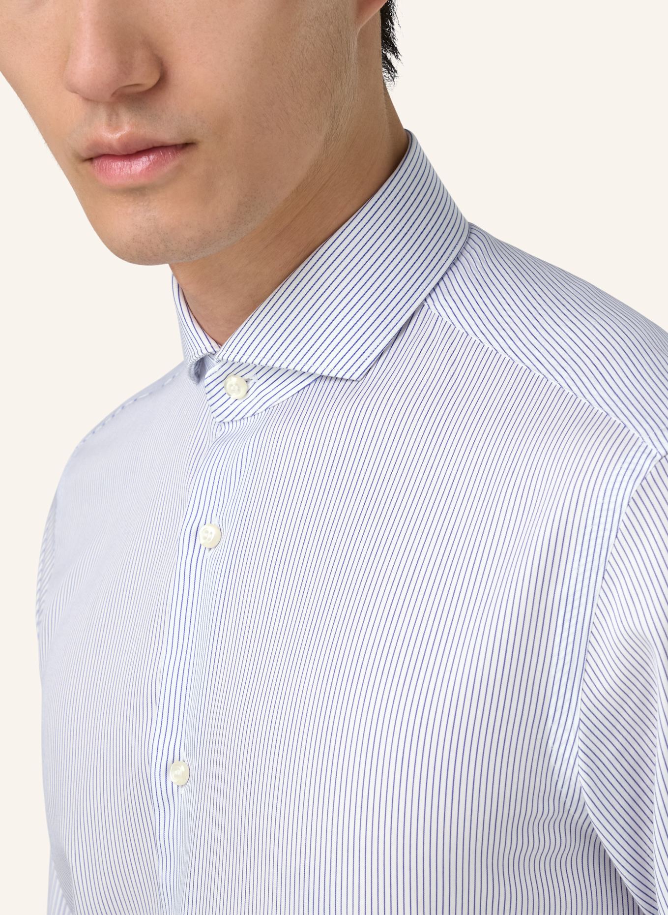 BOGGI MILANO Hemd Regular Fit: BLAU