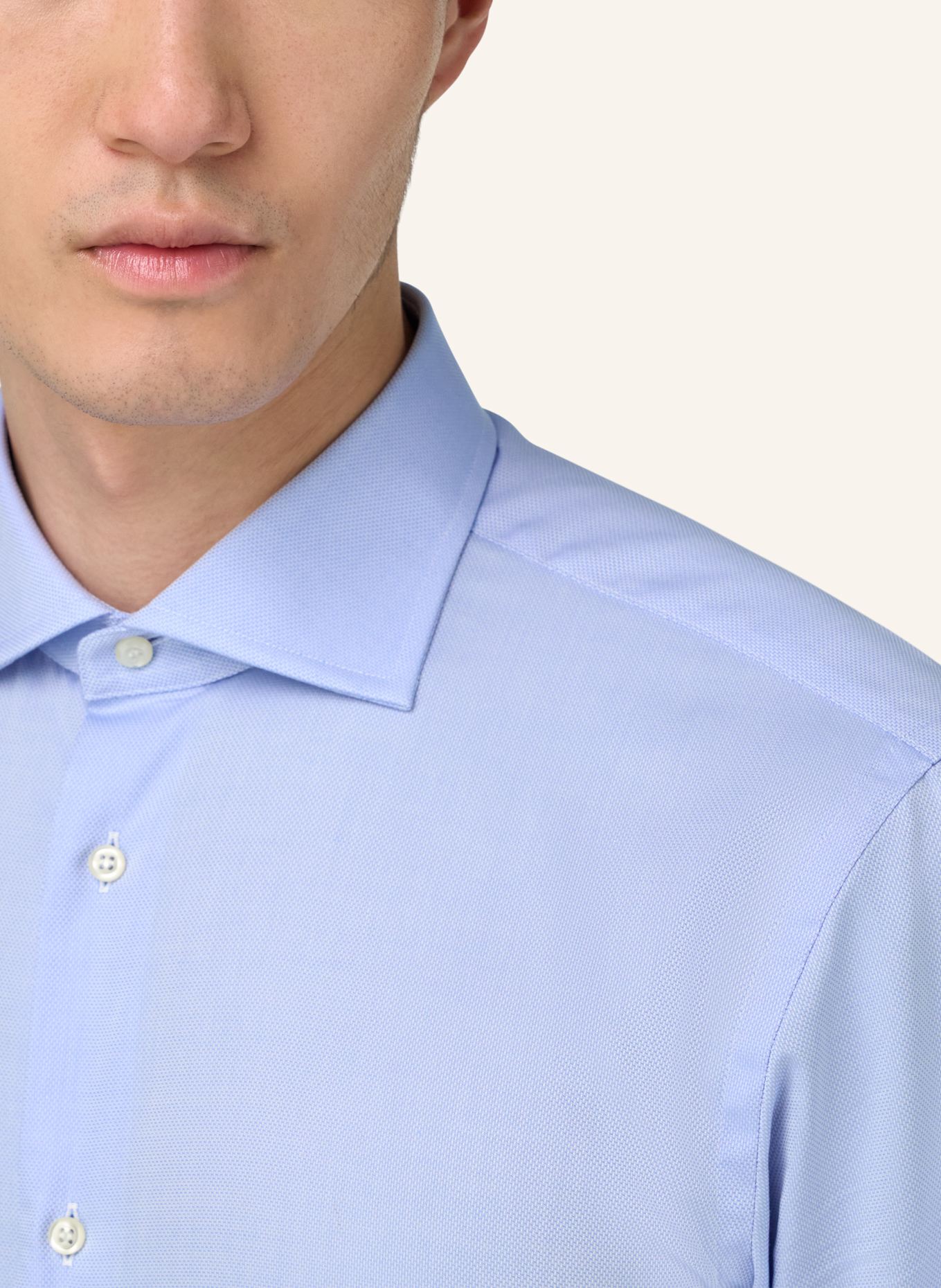 BOGGI MILANO Hemd Regular Fit: HELLBLAU