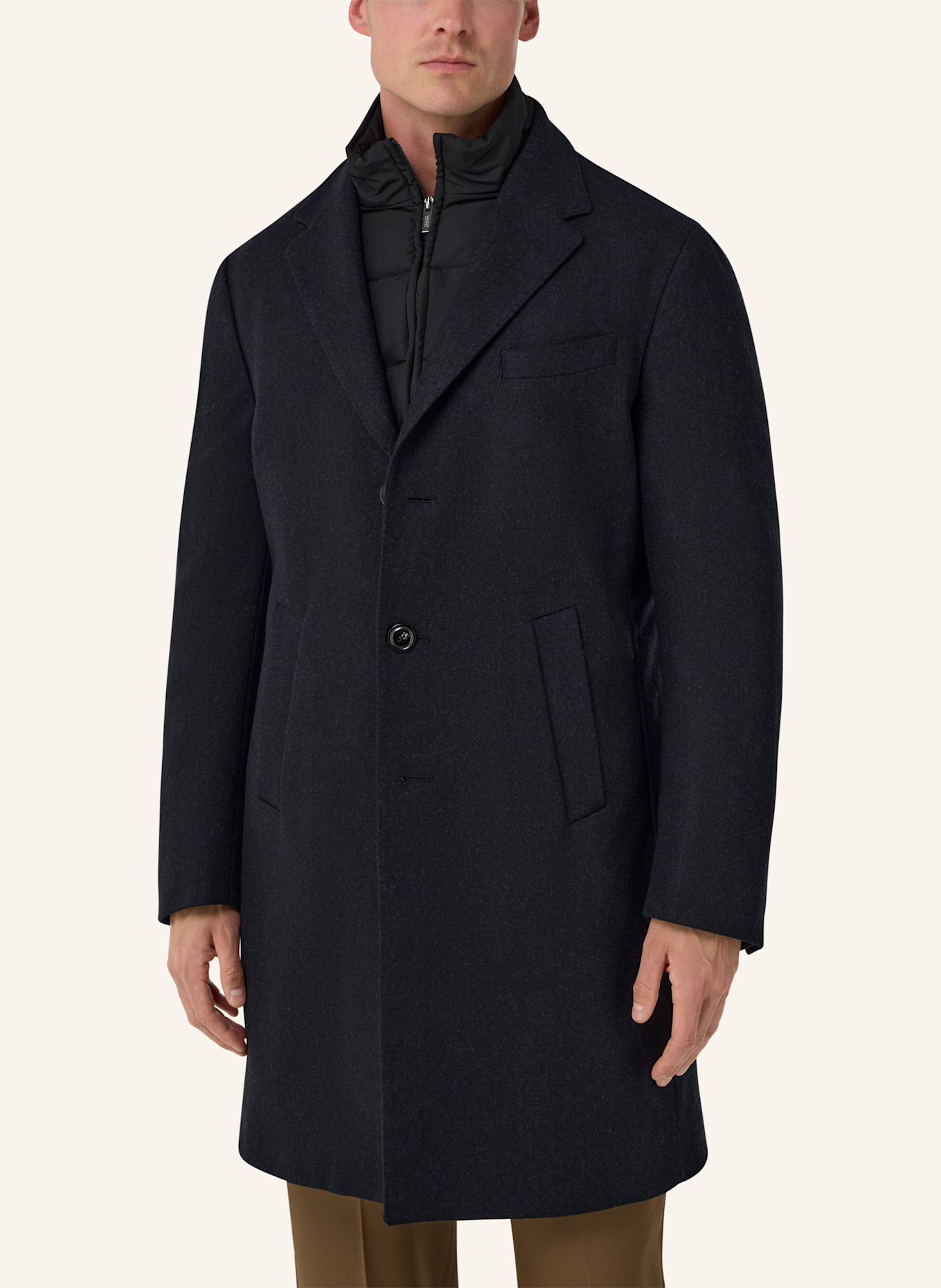 BOGGI MILANO Mantel: BLAU