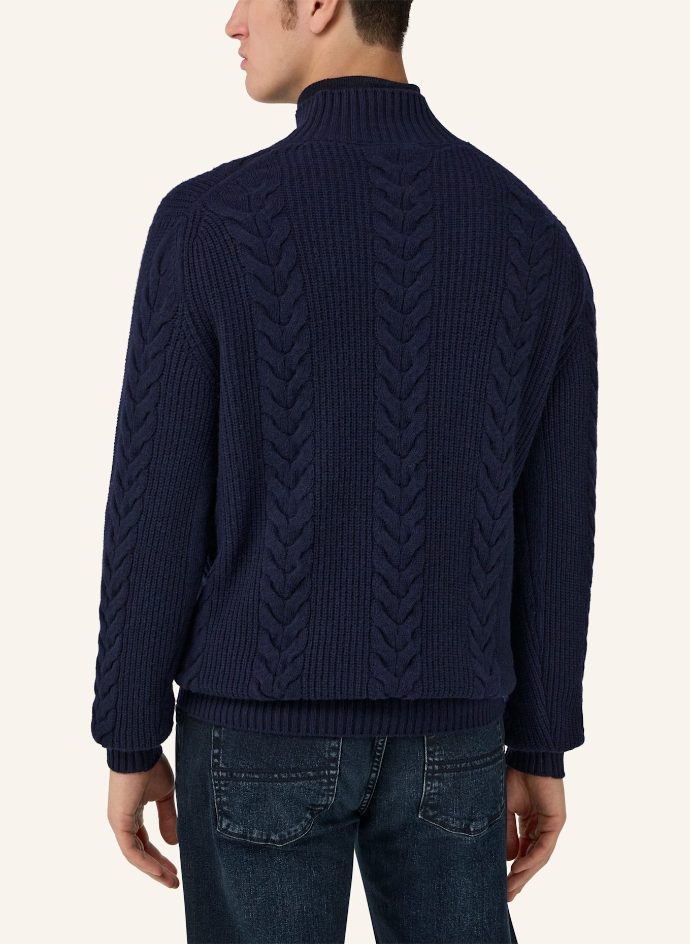 BOGGI MILANO Pullover: BLAU