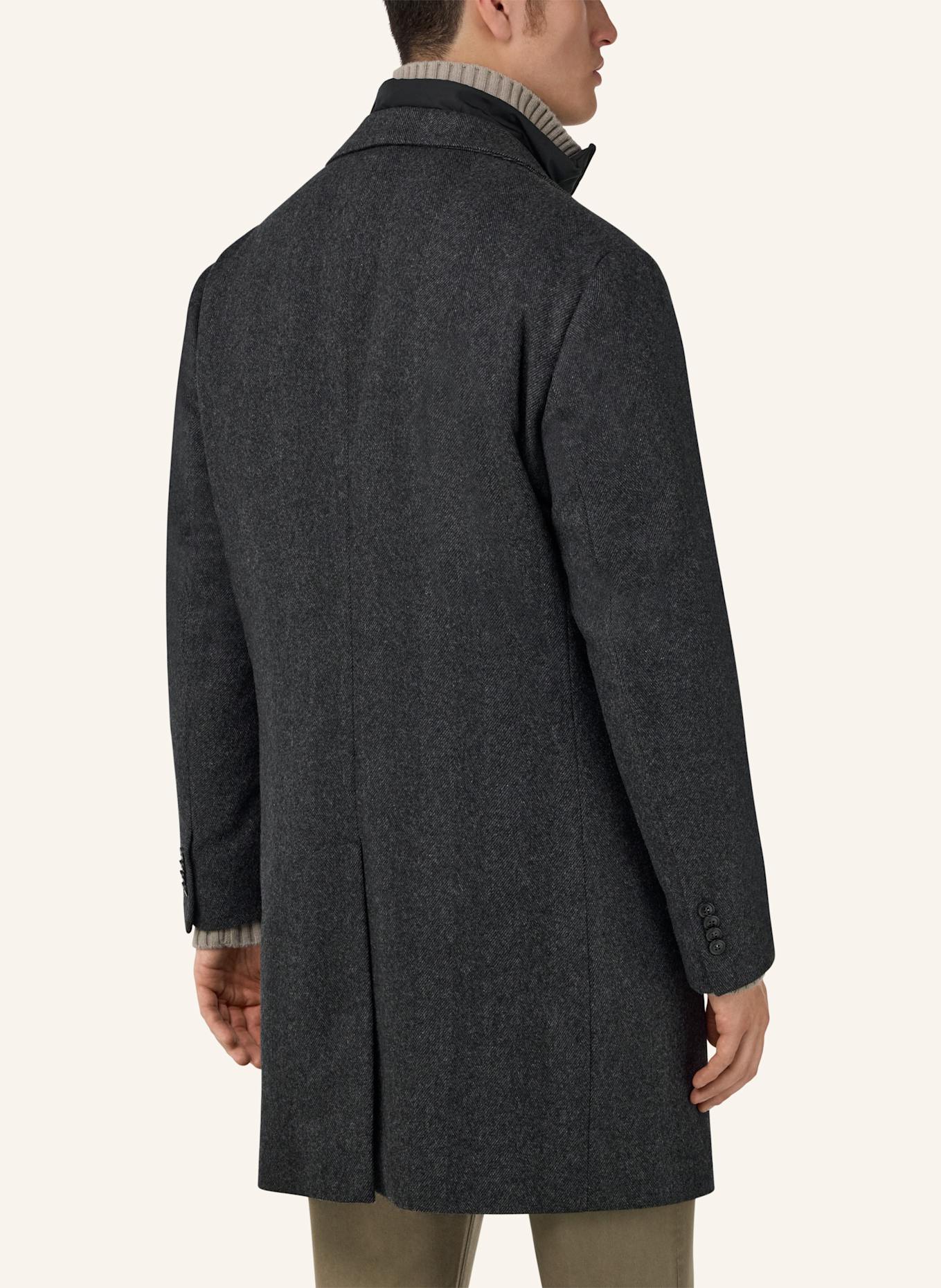 BOGGI MILANO Mantel: DUNKELGRAU