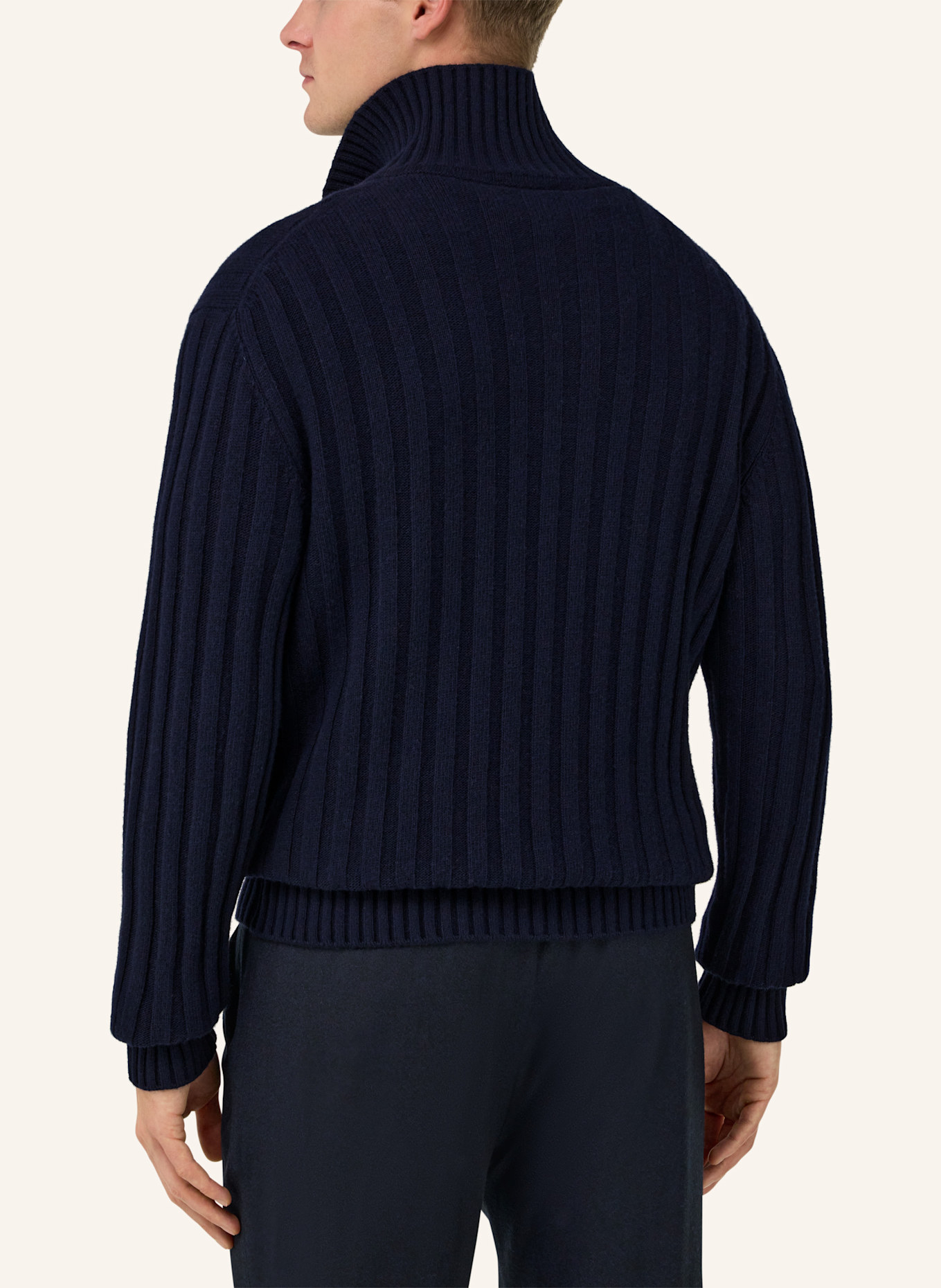BOGGI MILANO Pullover: BLAU