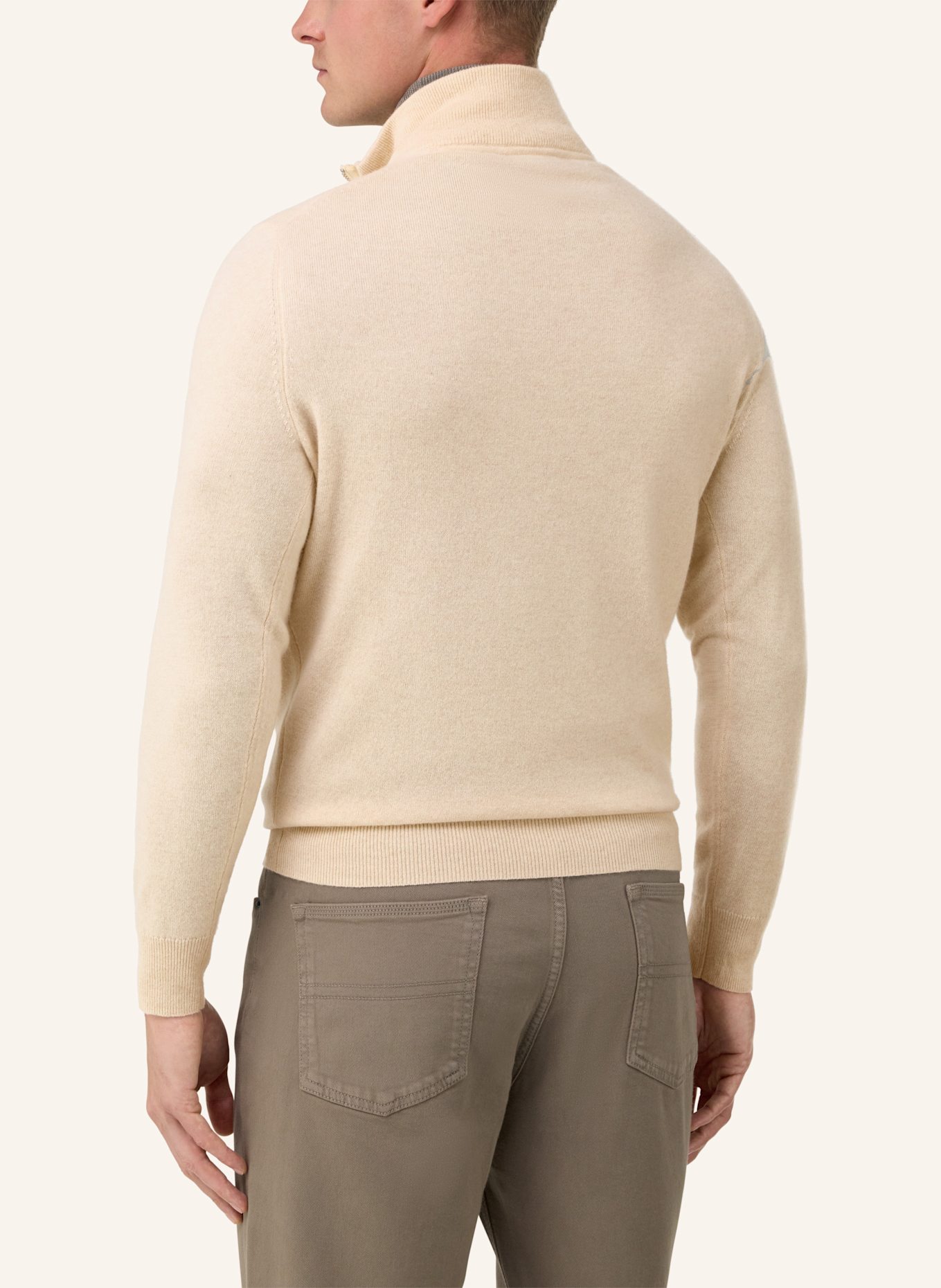 BOGGI MILANO Pullover: BRAUN