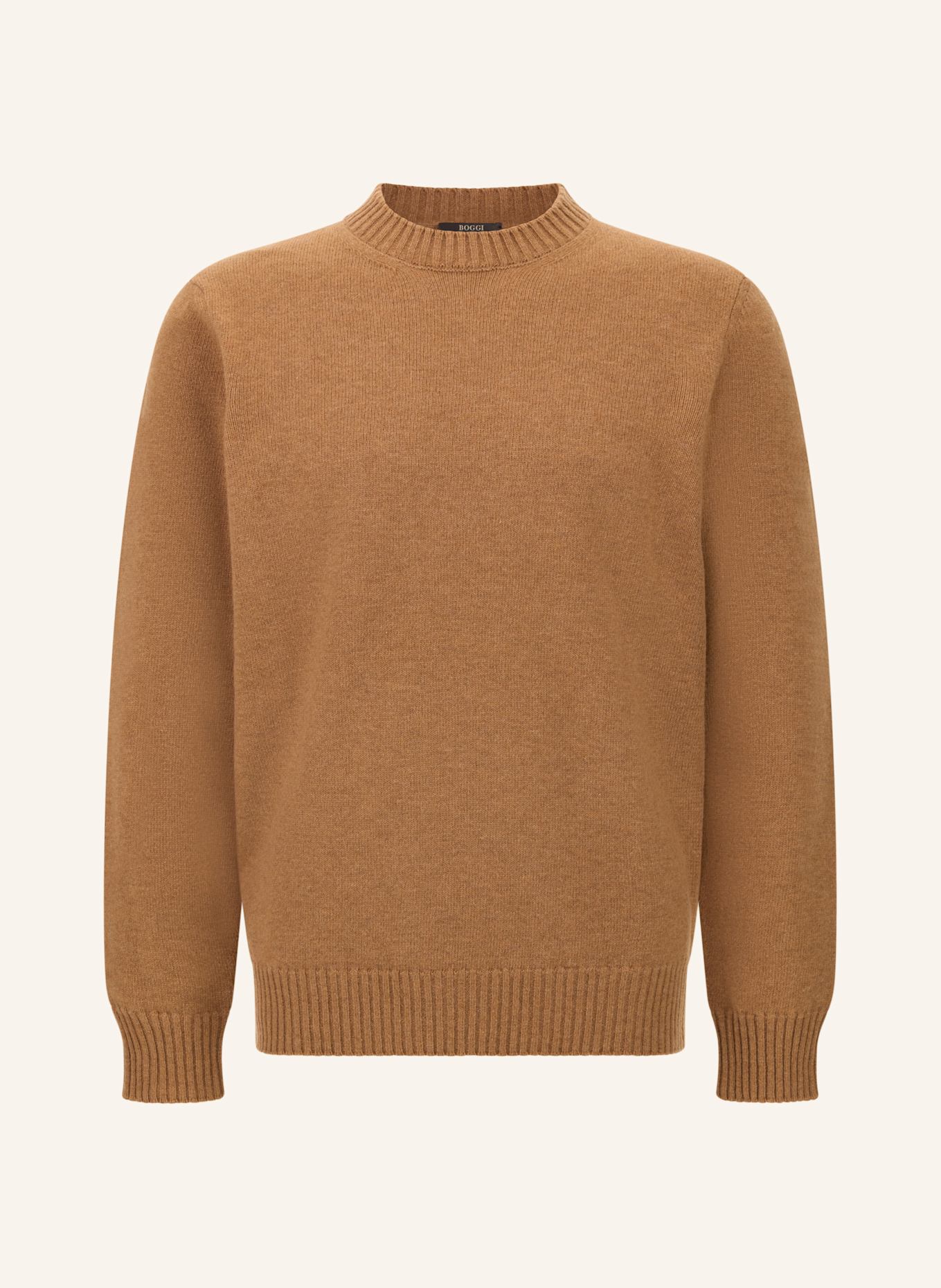 BOGGI MILANO Pullover: BRAUN