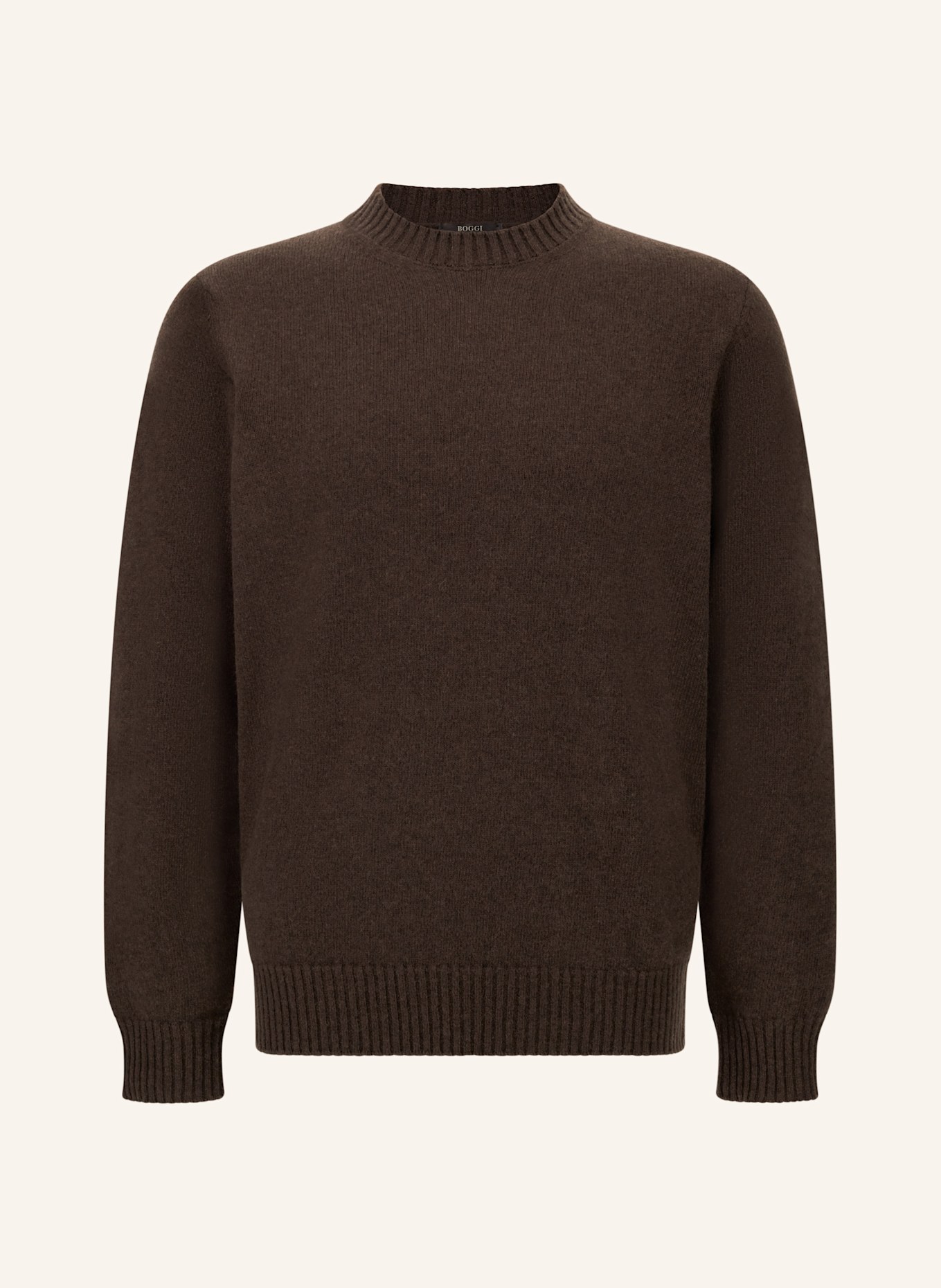 BOGGI MILANO Pullover: BRAUN