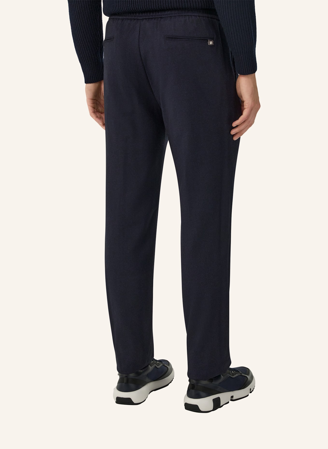 BOGGI MILANO Cordhose: BLAU