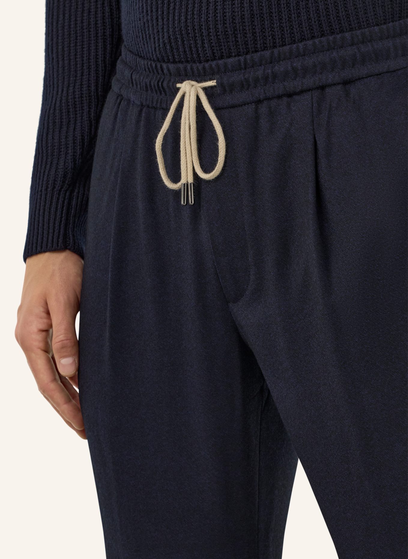 BOGGI MILANO Cordhose: BLAU